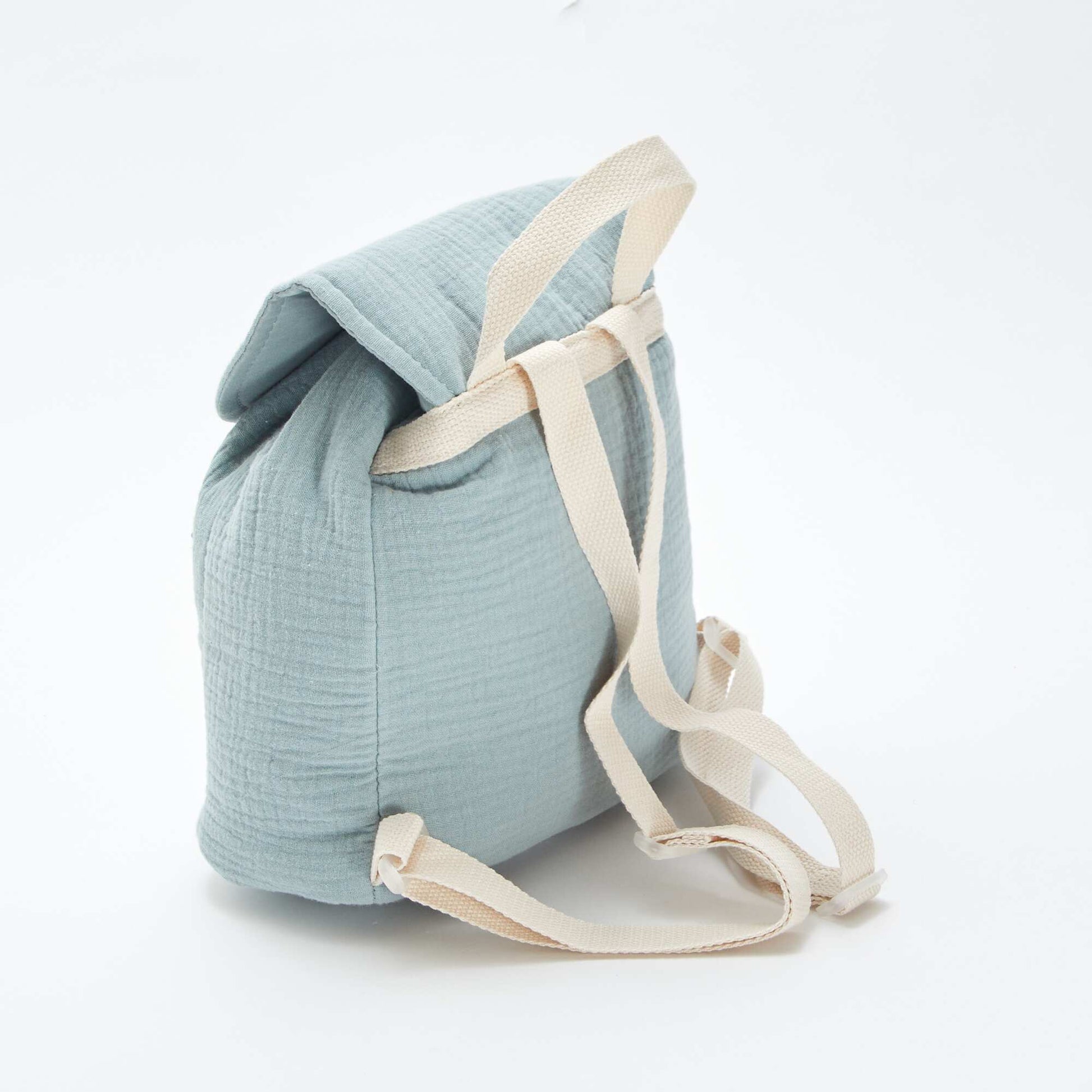 Sac à dos en gaze de coton BLEU