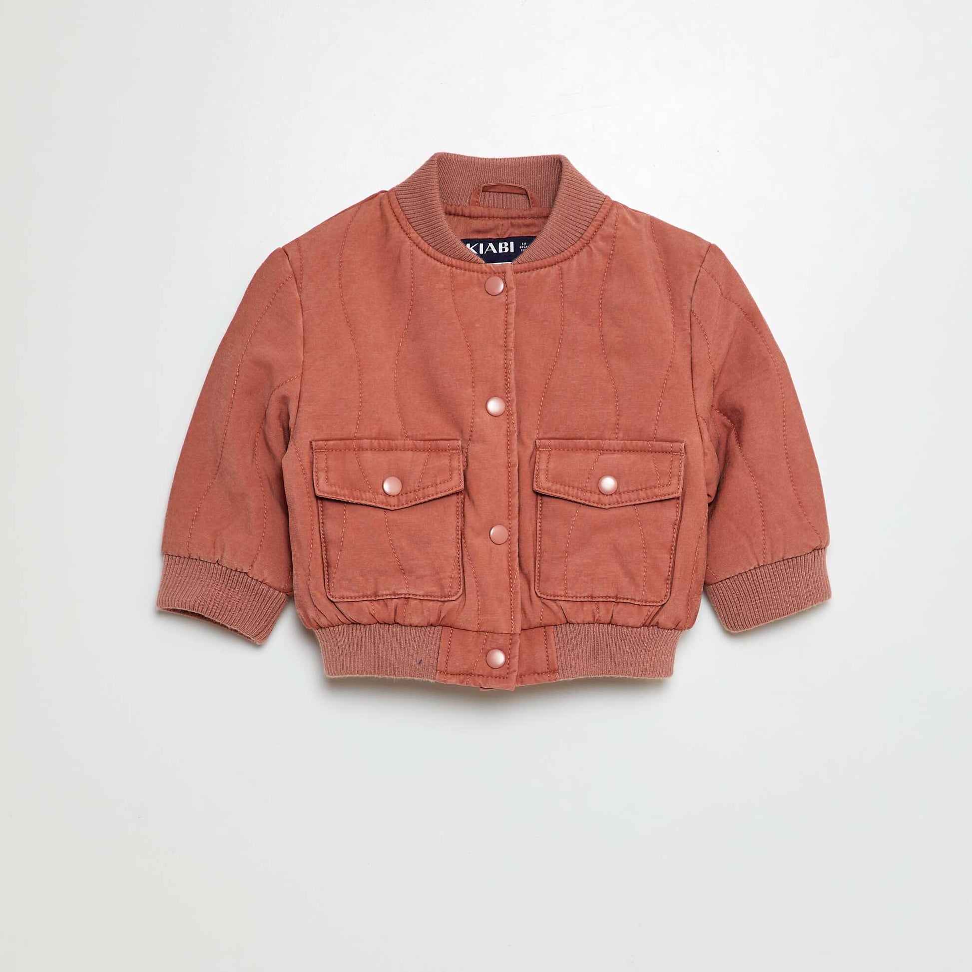 Veste matelassée pressionnée ROSE