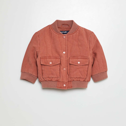 Veste matelassée pressionnée ROSE