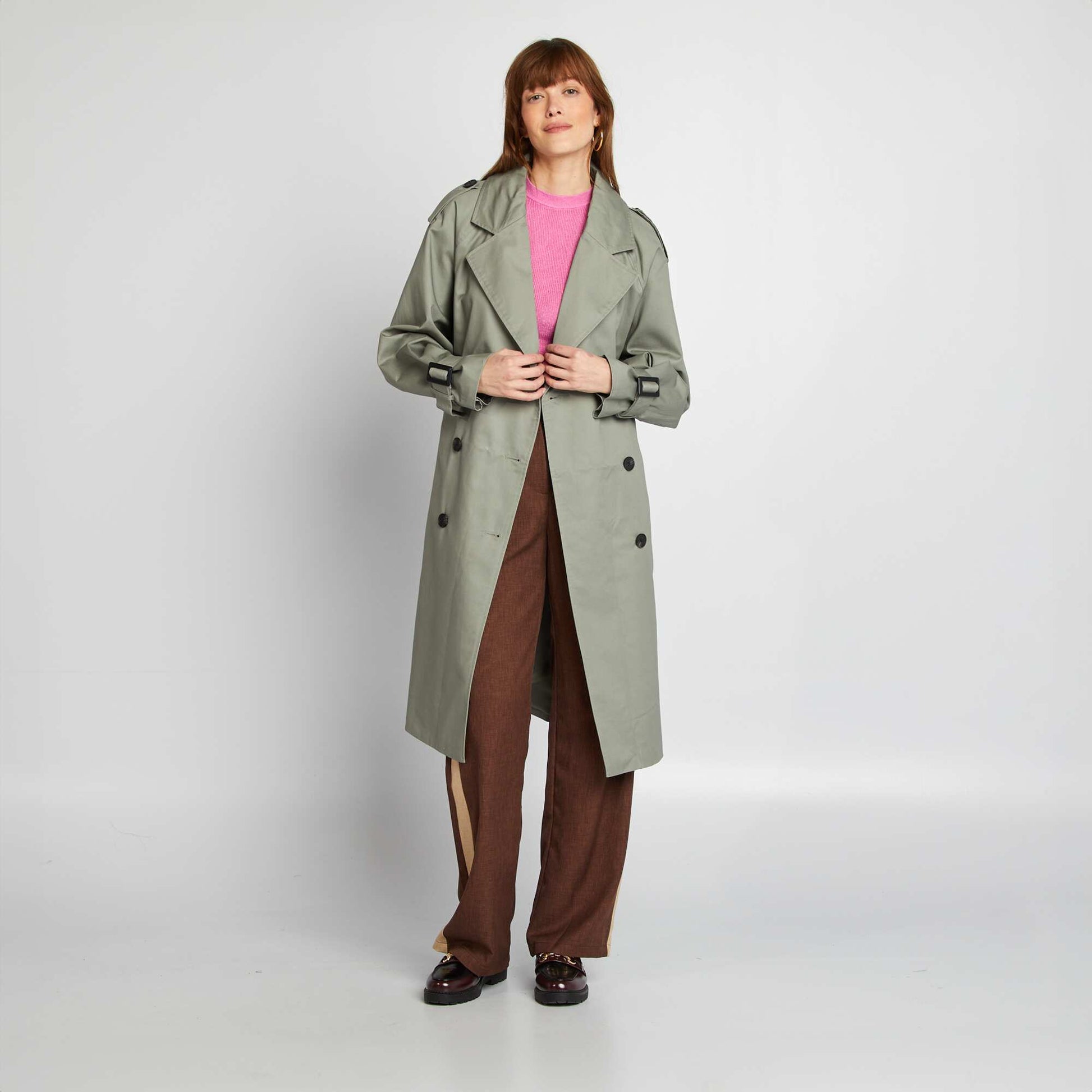 Trench mi-long VERT
