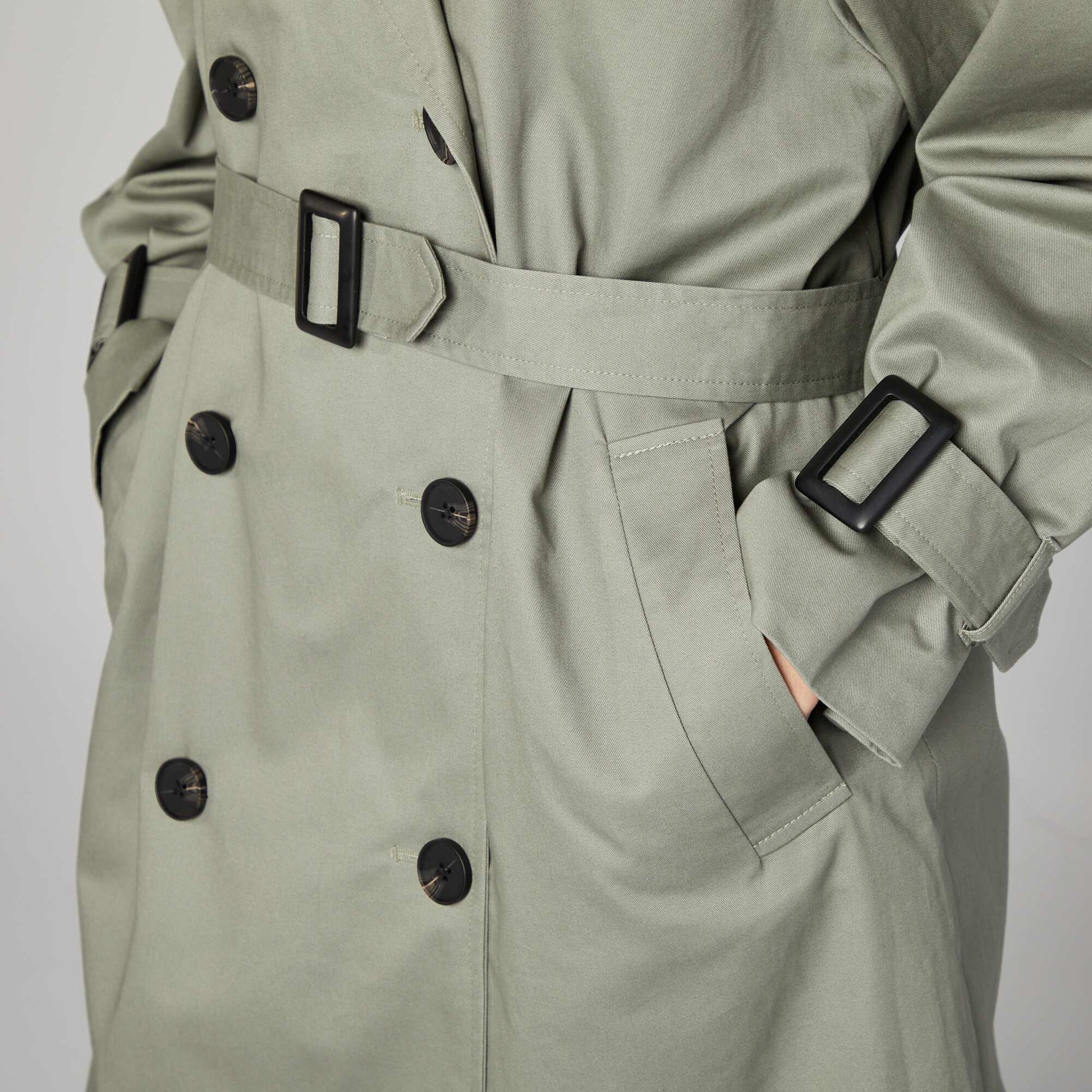 Trench mi-long VERT