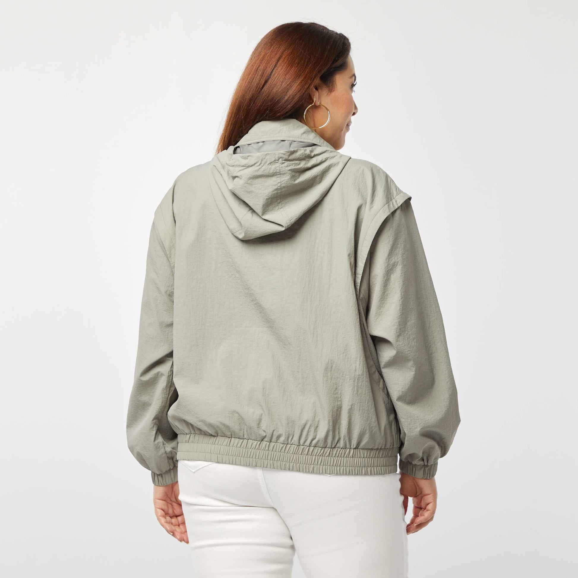 Coupe vent déperlant GRIS VERT