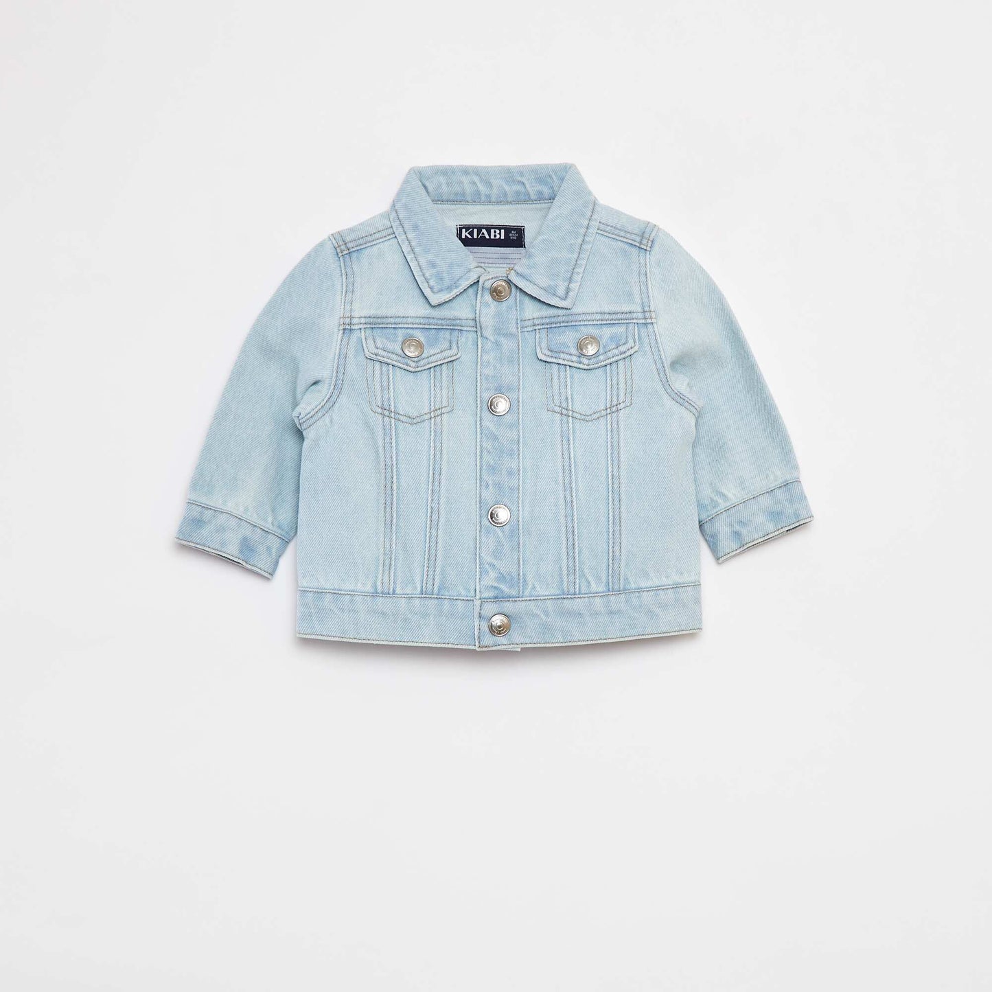 Veste en denim à manches longues BLEU