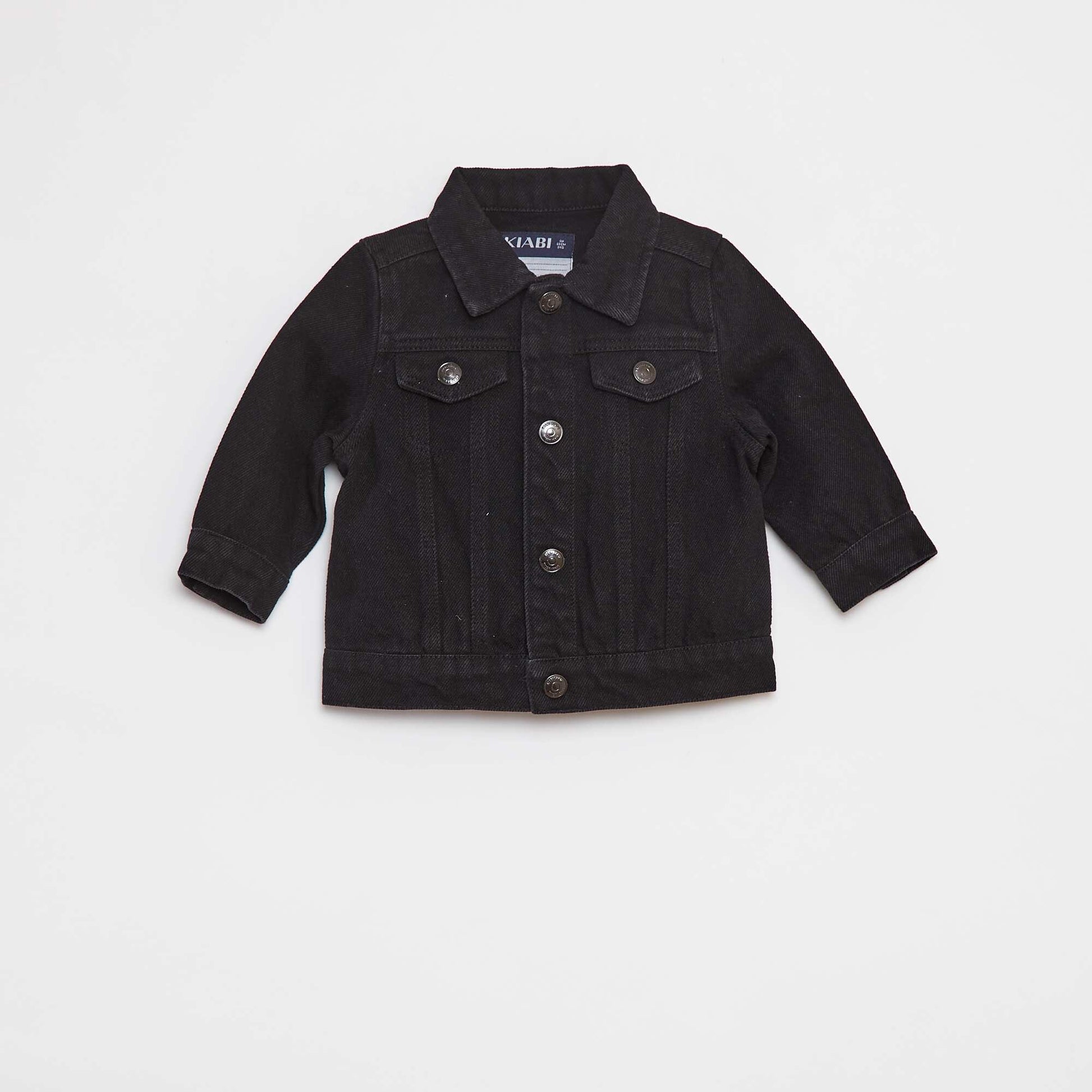 Veste en denim à manches longues GRIS