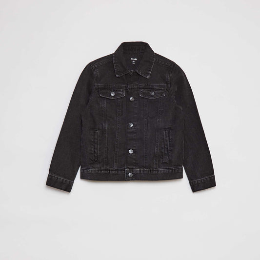 Veste en jean à ouverture boutonnée GRIS