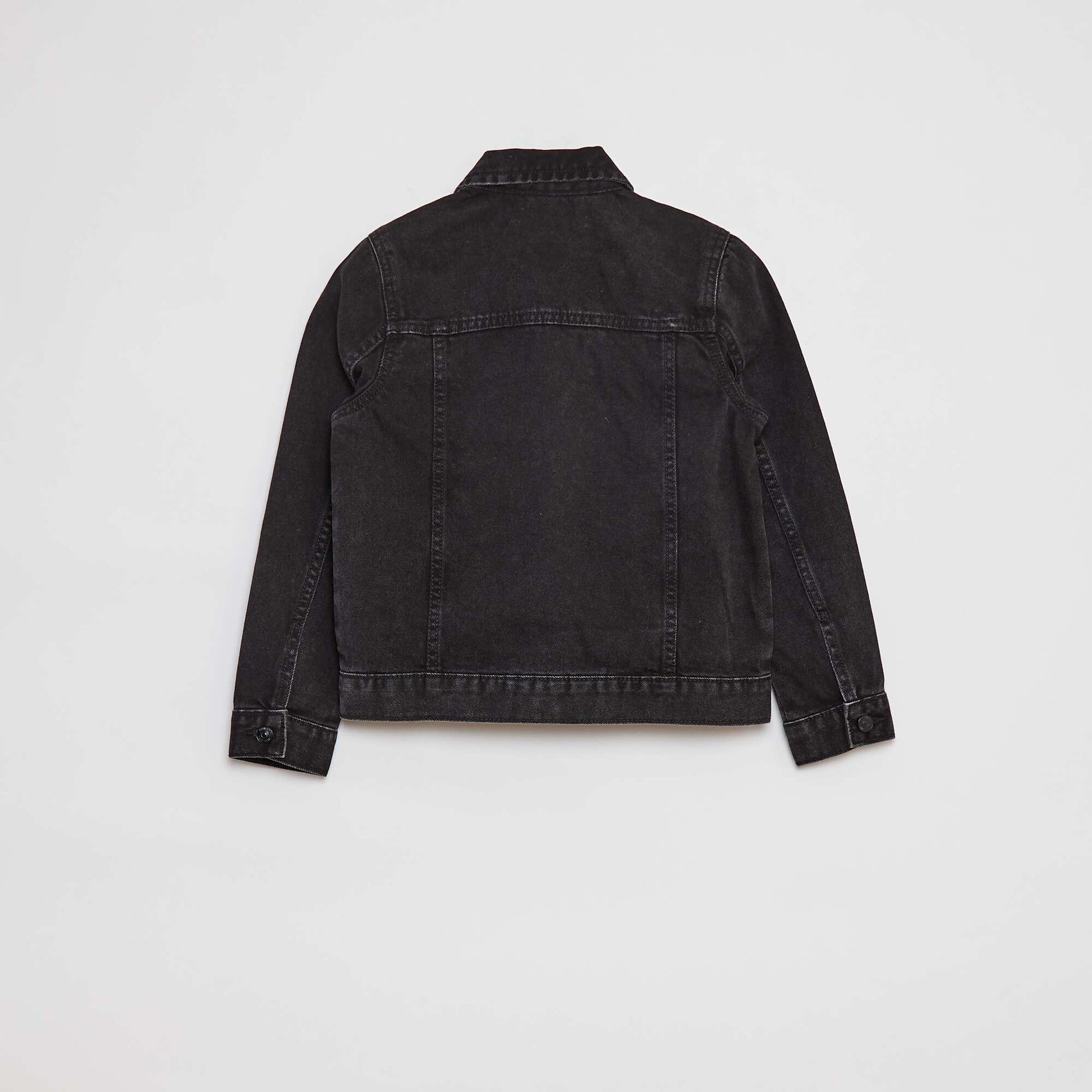 Veste en jean à ouverture boutonnée GRIS