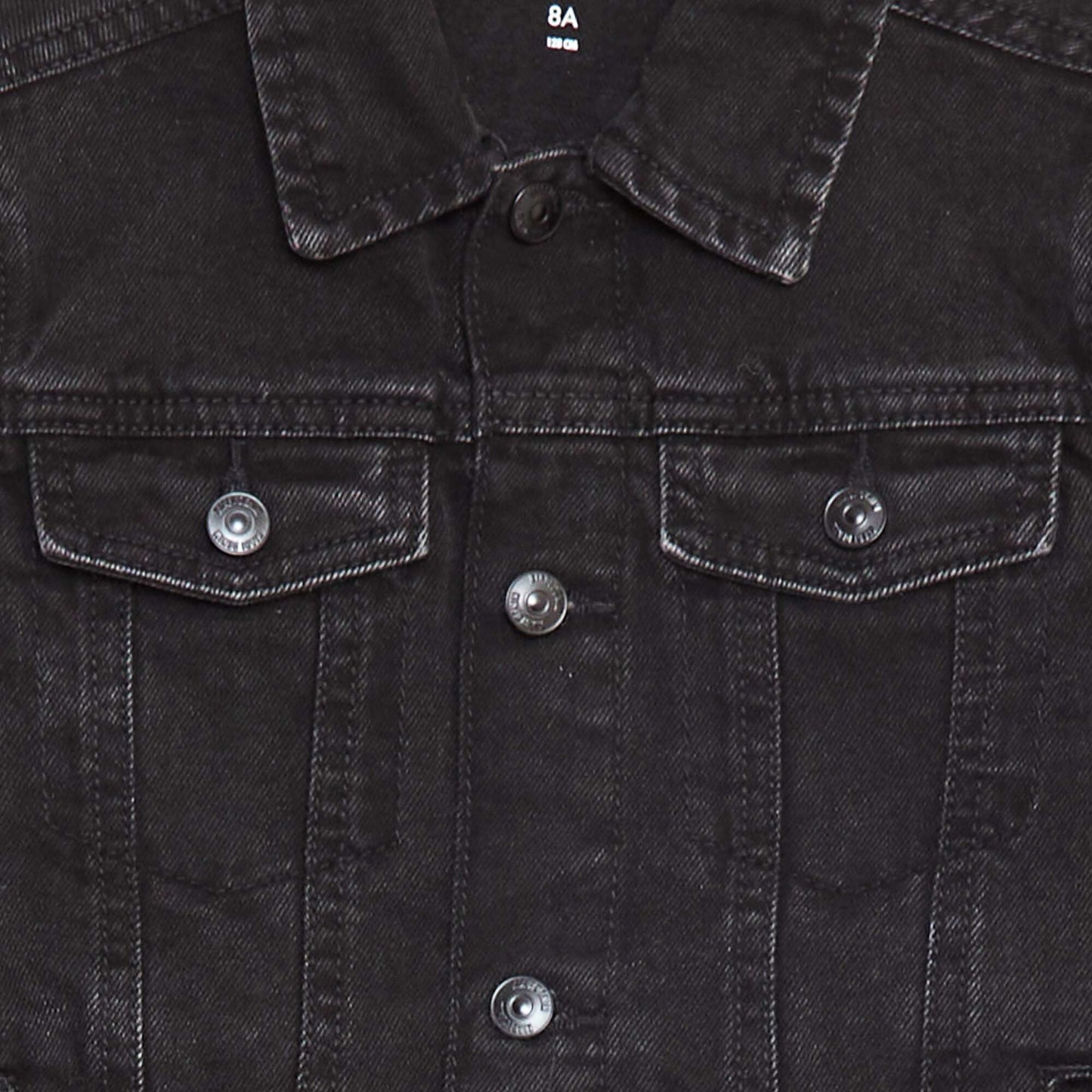 Veste en jean à ouverture boutonnée GRIS