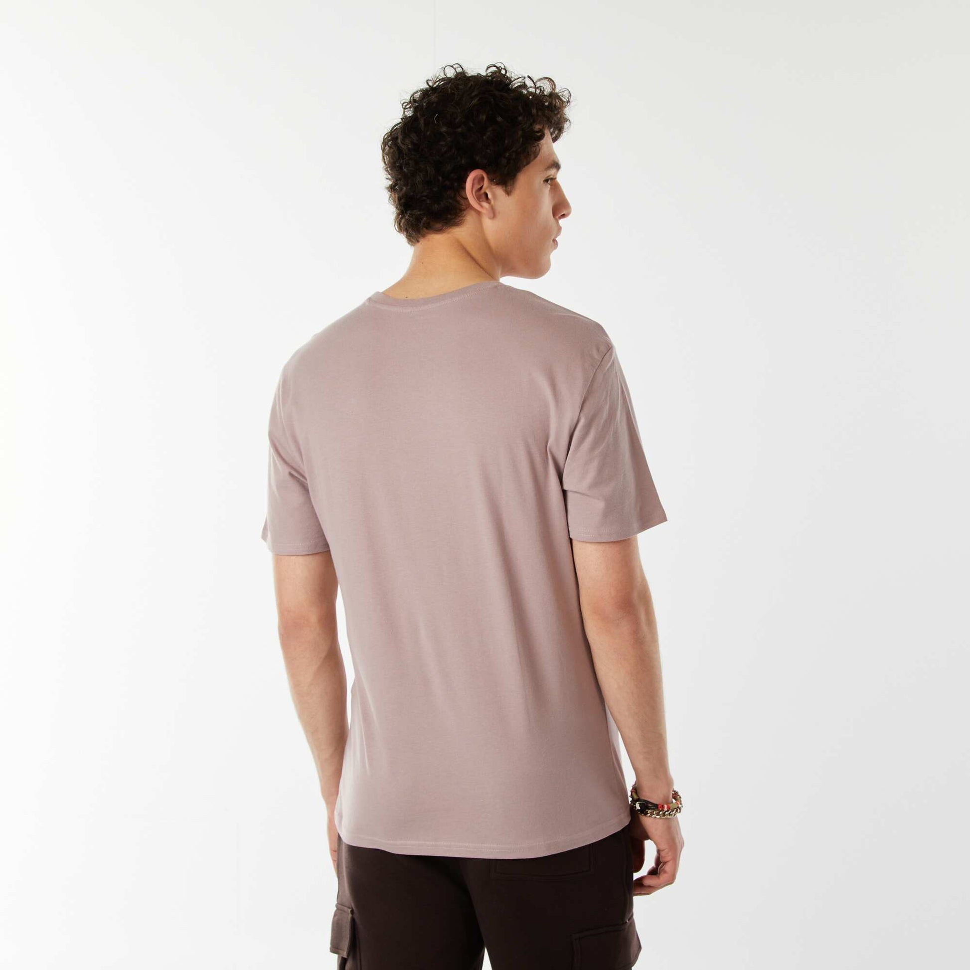 Tee-shirt imprimé à messages ROSE