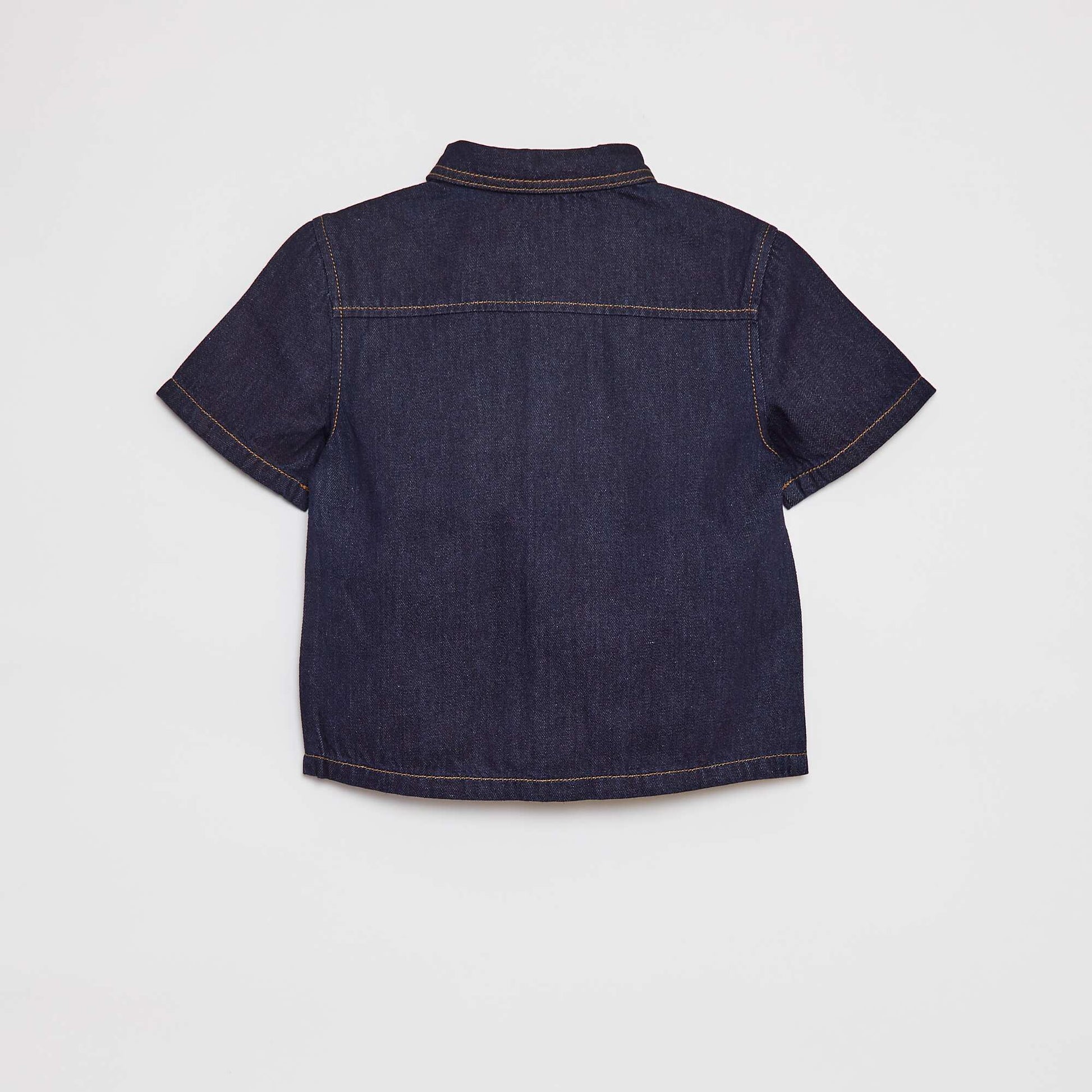 Chemise en denim à manches courtes BRUT