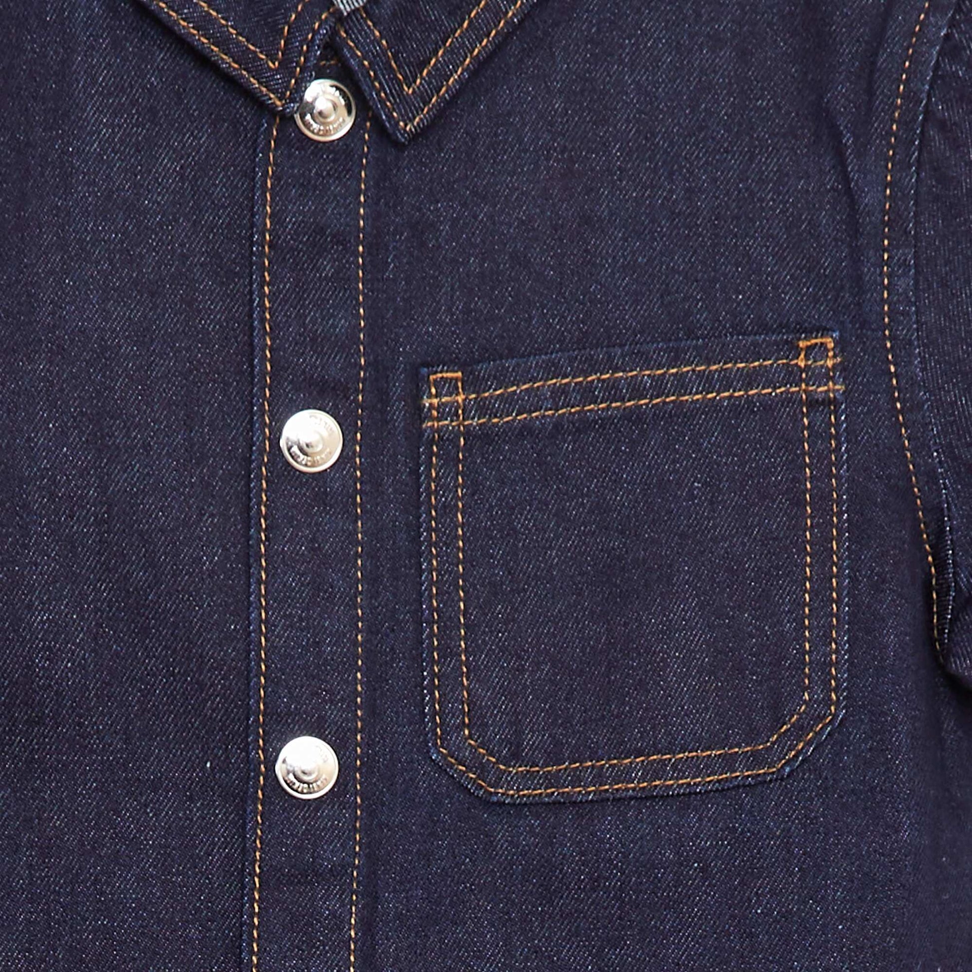 Chemise en denim à manches courtes BRUT
