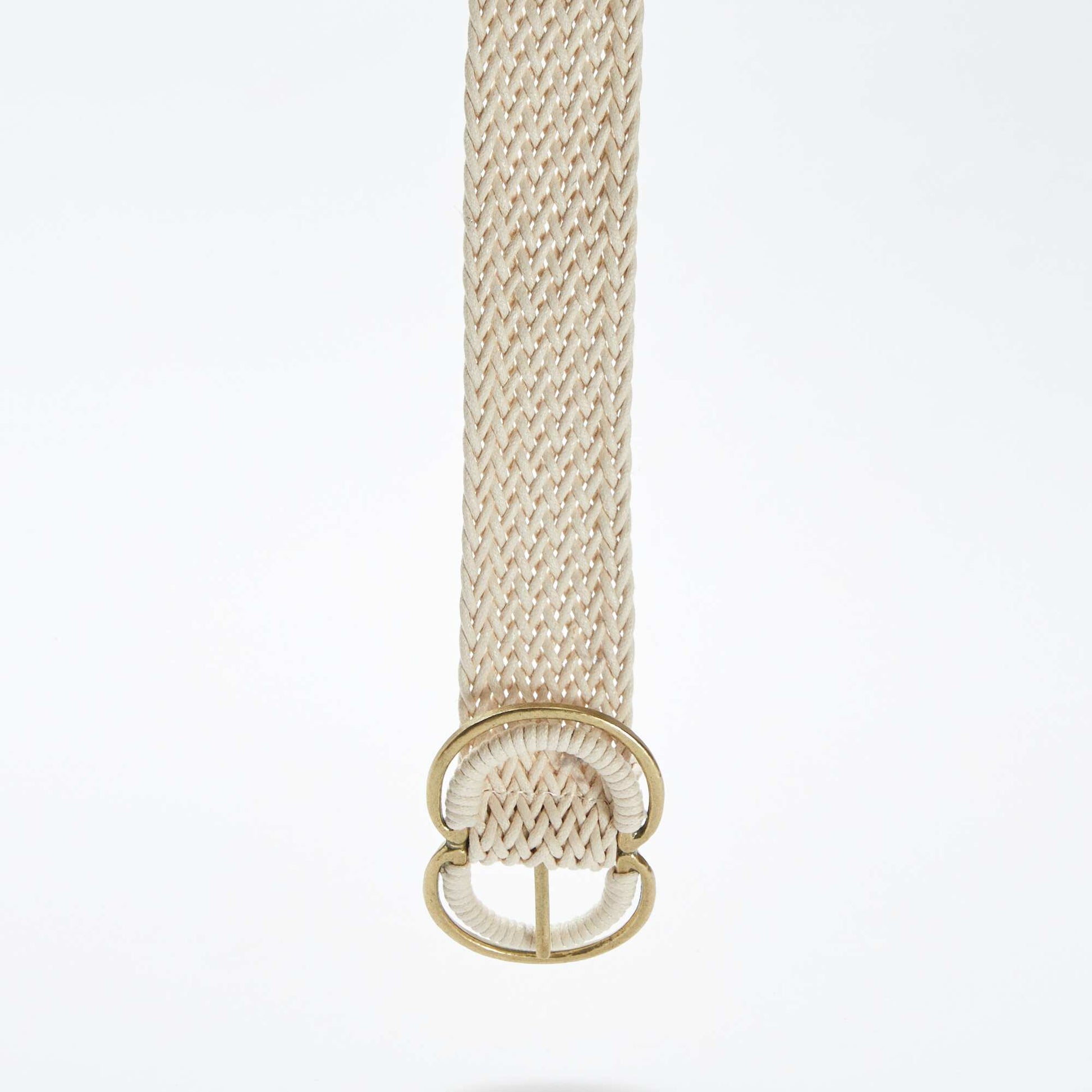Large ceinture tressée BLANC