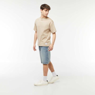 Bermuda en denim coupe baggy BLEU
