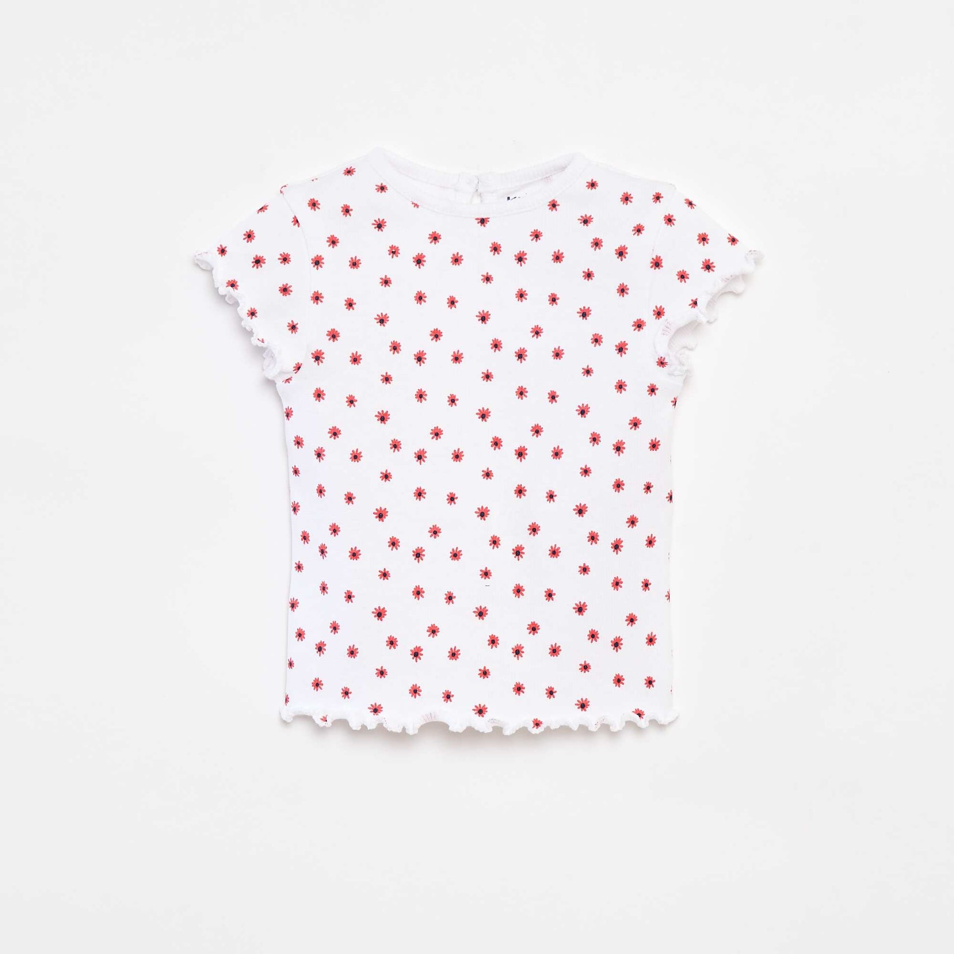 Lot de 2 t-shirts BLANC/ROUGE