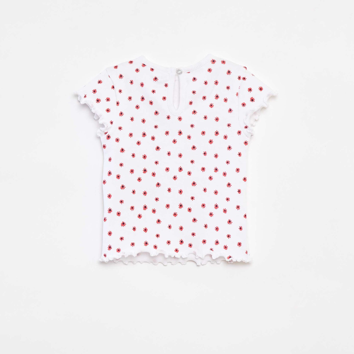 Lot de 2 t-shirts BLANC/ROUGE