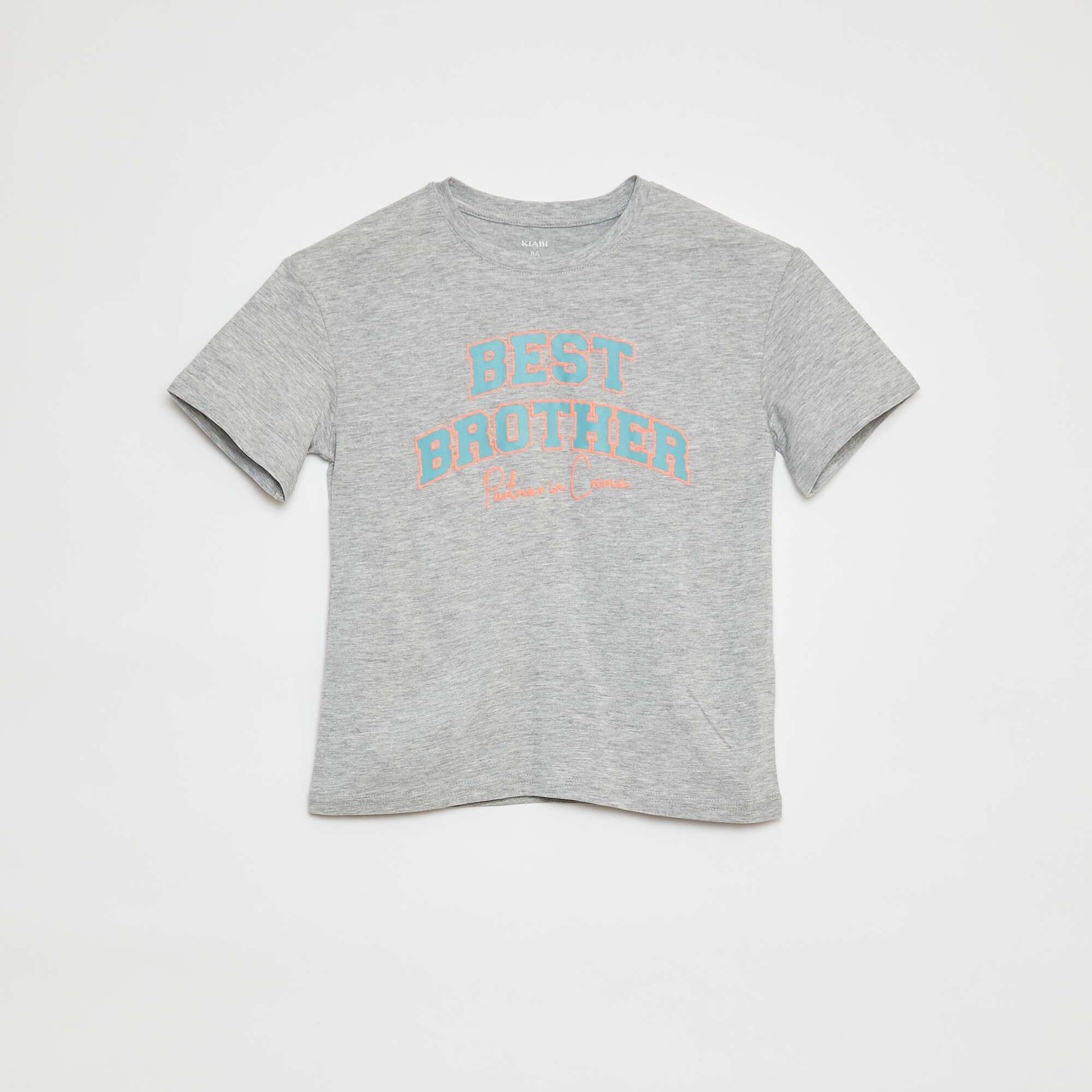 T-shirt à manches courtes avec animation Brother GRIS