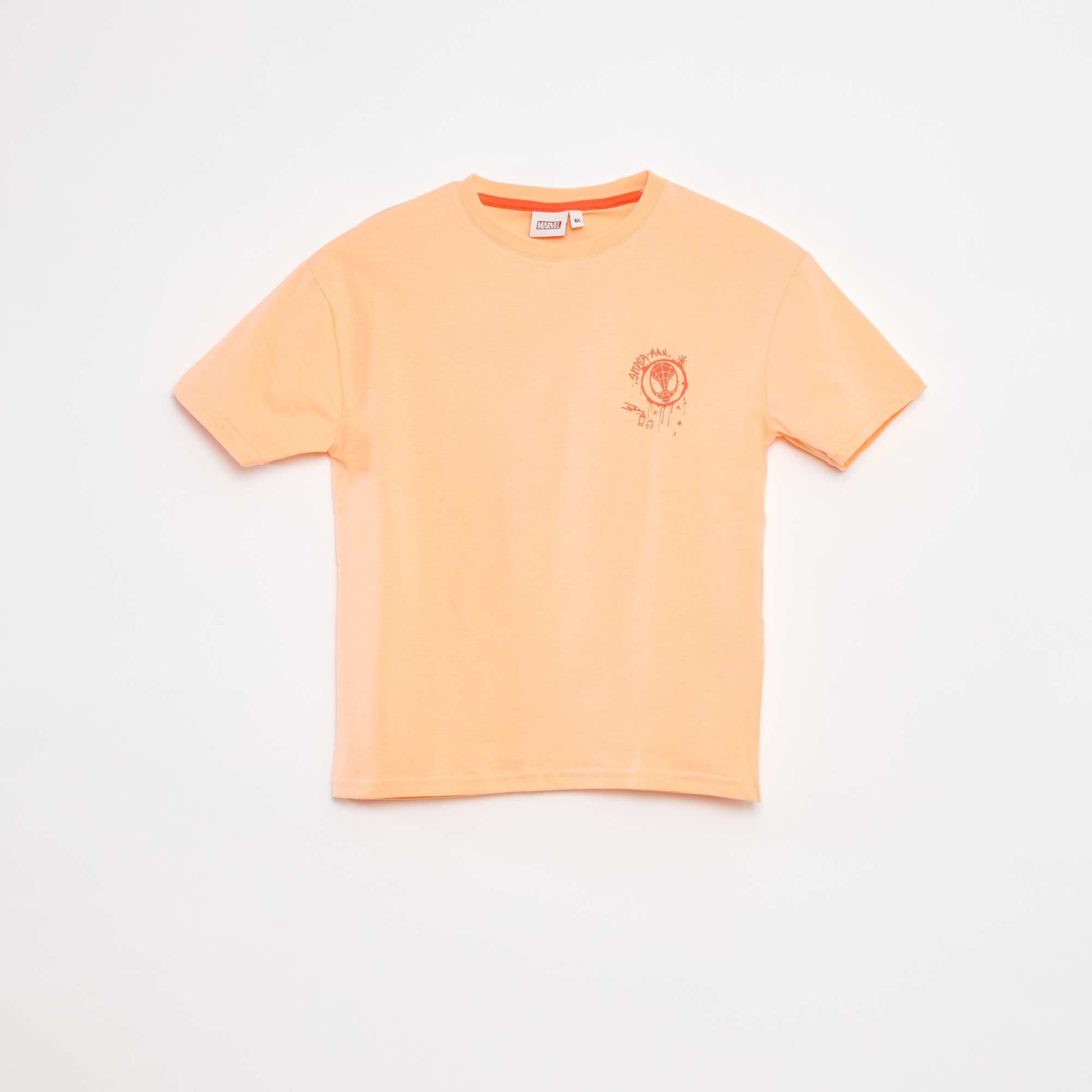 T-shirt à manches courtes 'Spiderman' ORANGE