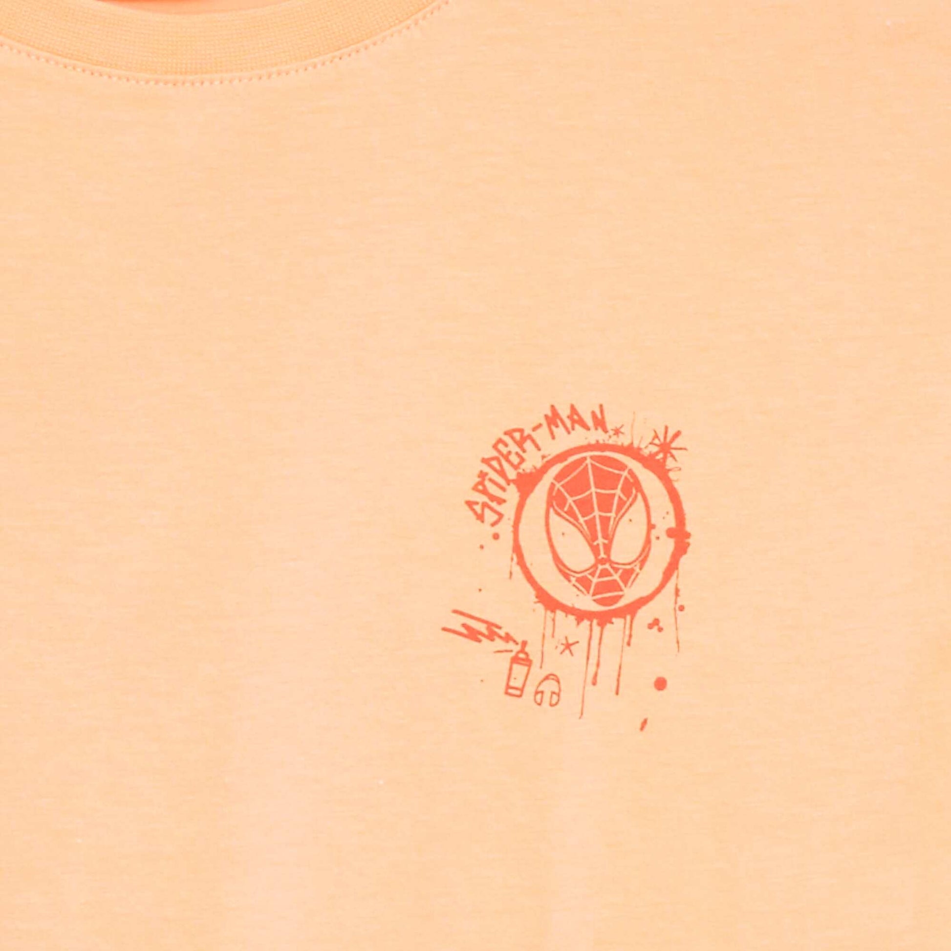 T-shirt à manches courtes 'Spiderman' ORANGE