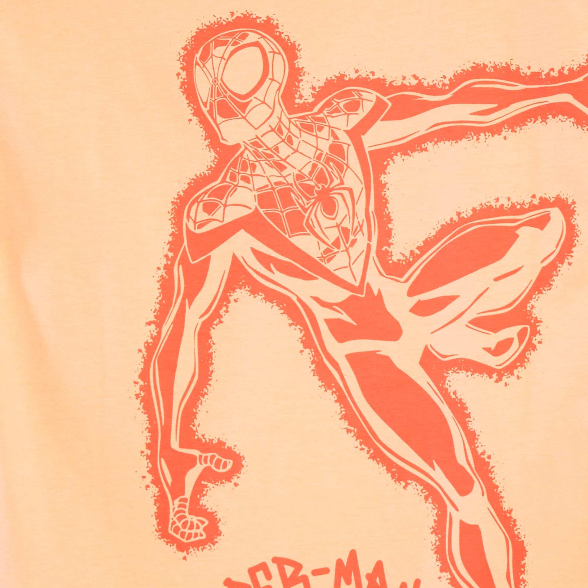 T-shirt à manches courtes 'Spiderman' ORANGE
