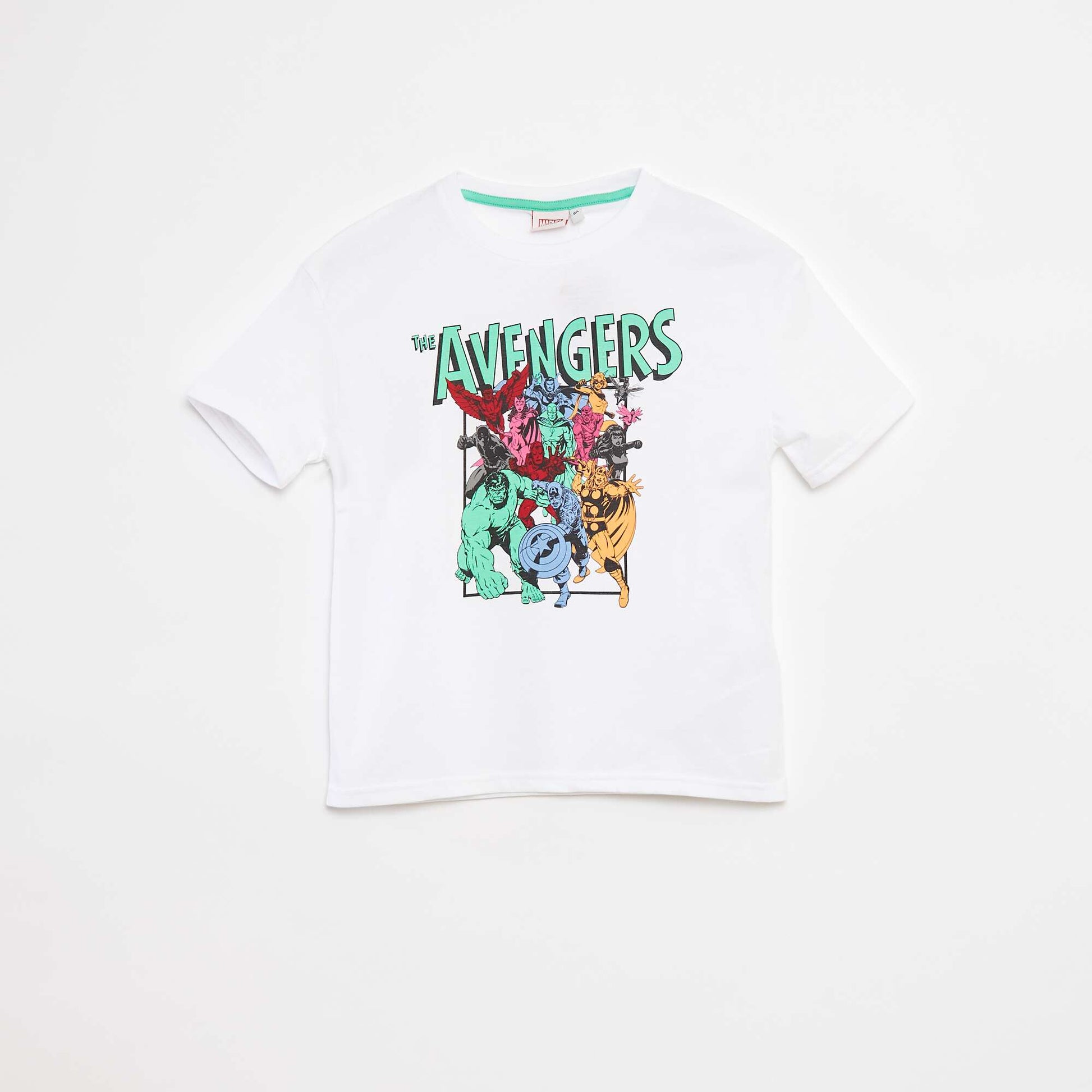 T-shirt à manches courtes 'Avengers' BLANC
