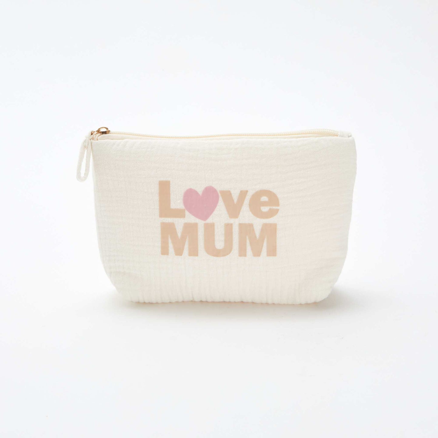 Trousse de toilette 'Love Mum' BEIGE