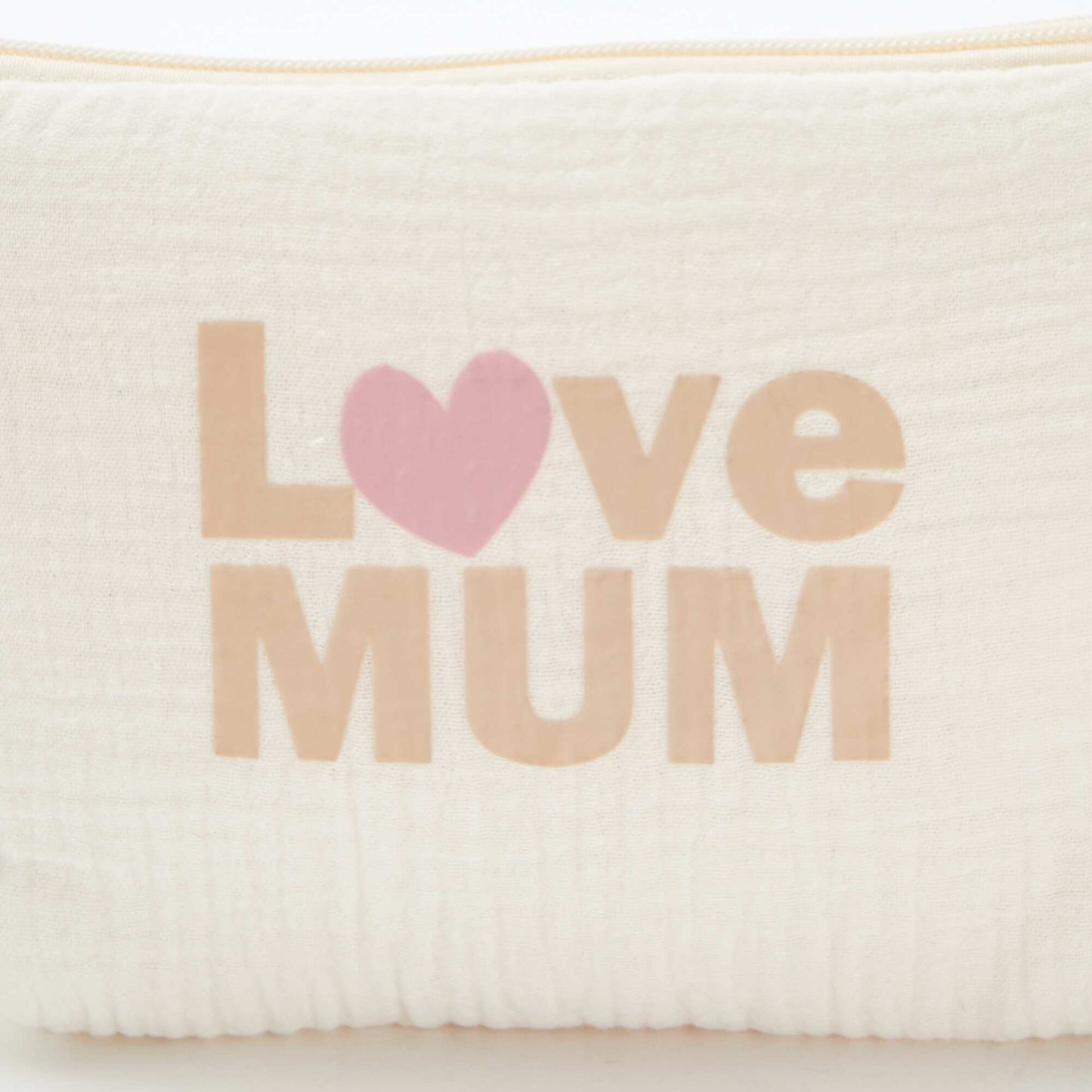 Trousse de toilette 'Love Mum' BEIGE