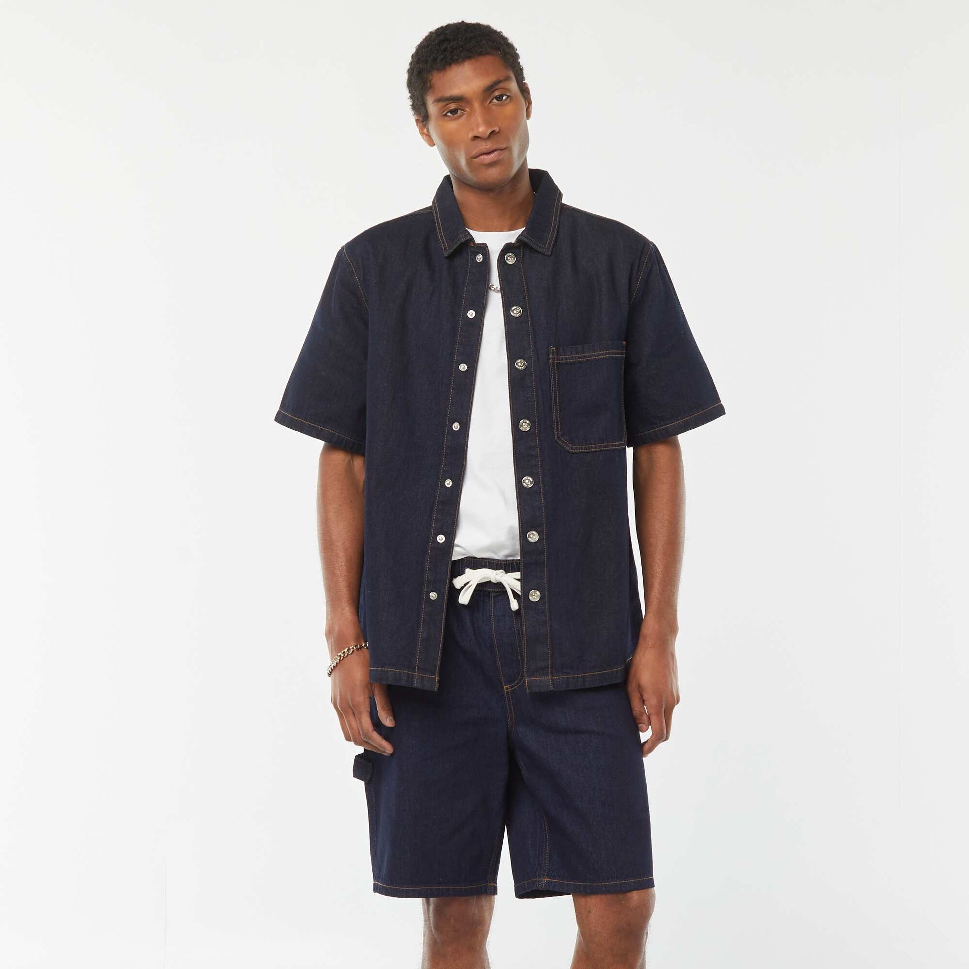 Bermuda en jean avec poches BRUT