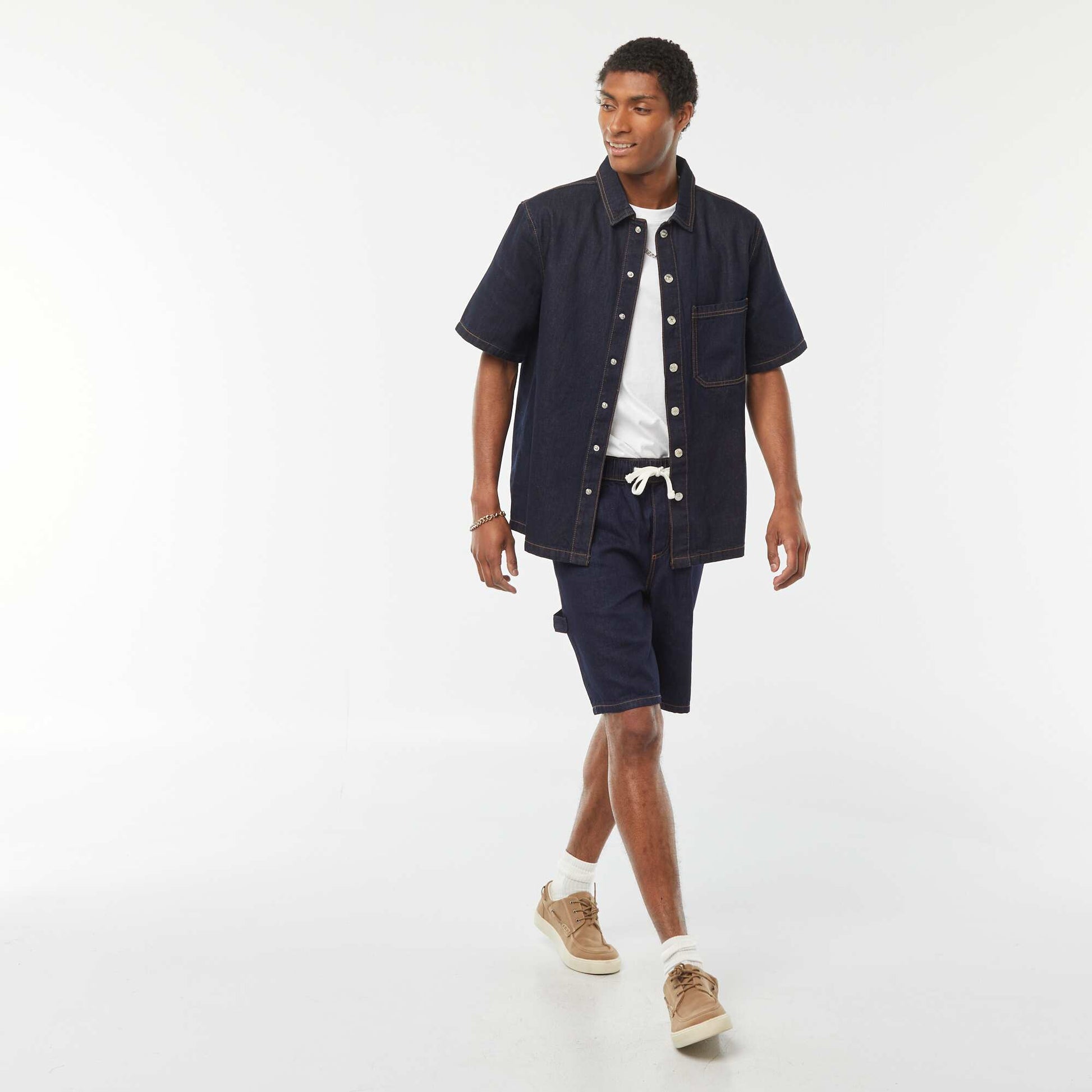 Bermuda en jean avec poches BRUT