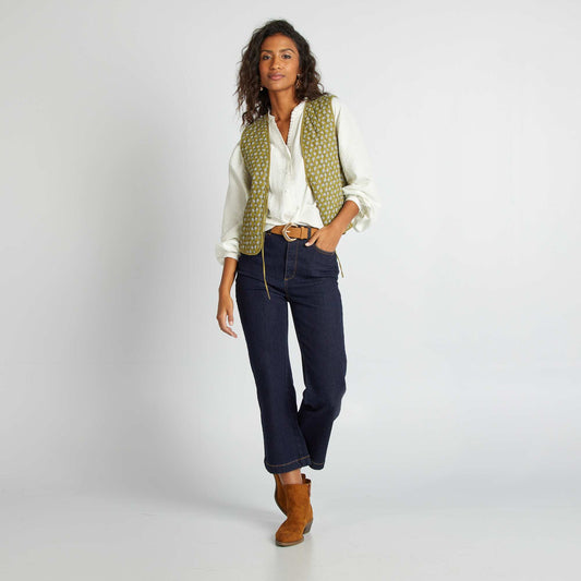 Veste sans manches matelassée KAKI