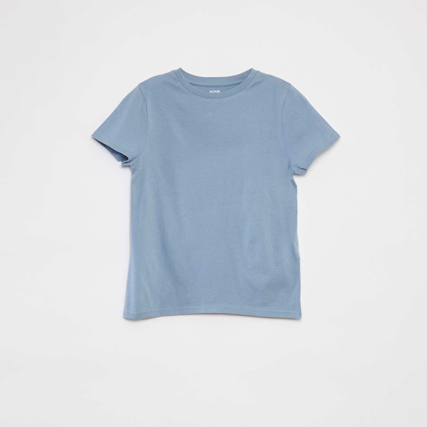 Lot de 2 t-shirts à manches courtes et col rond BLEU