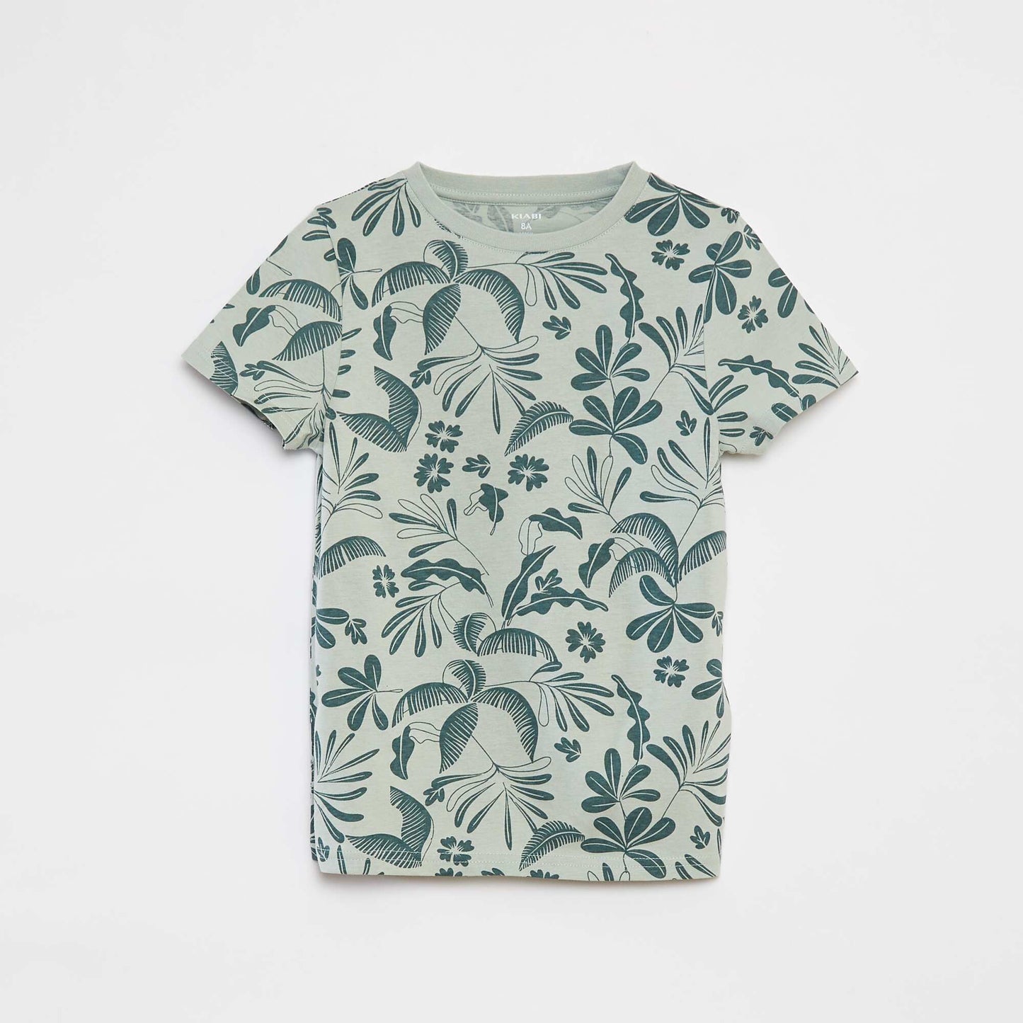 Lot de 2 t-shirts à manches courtes et col rond VERT
