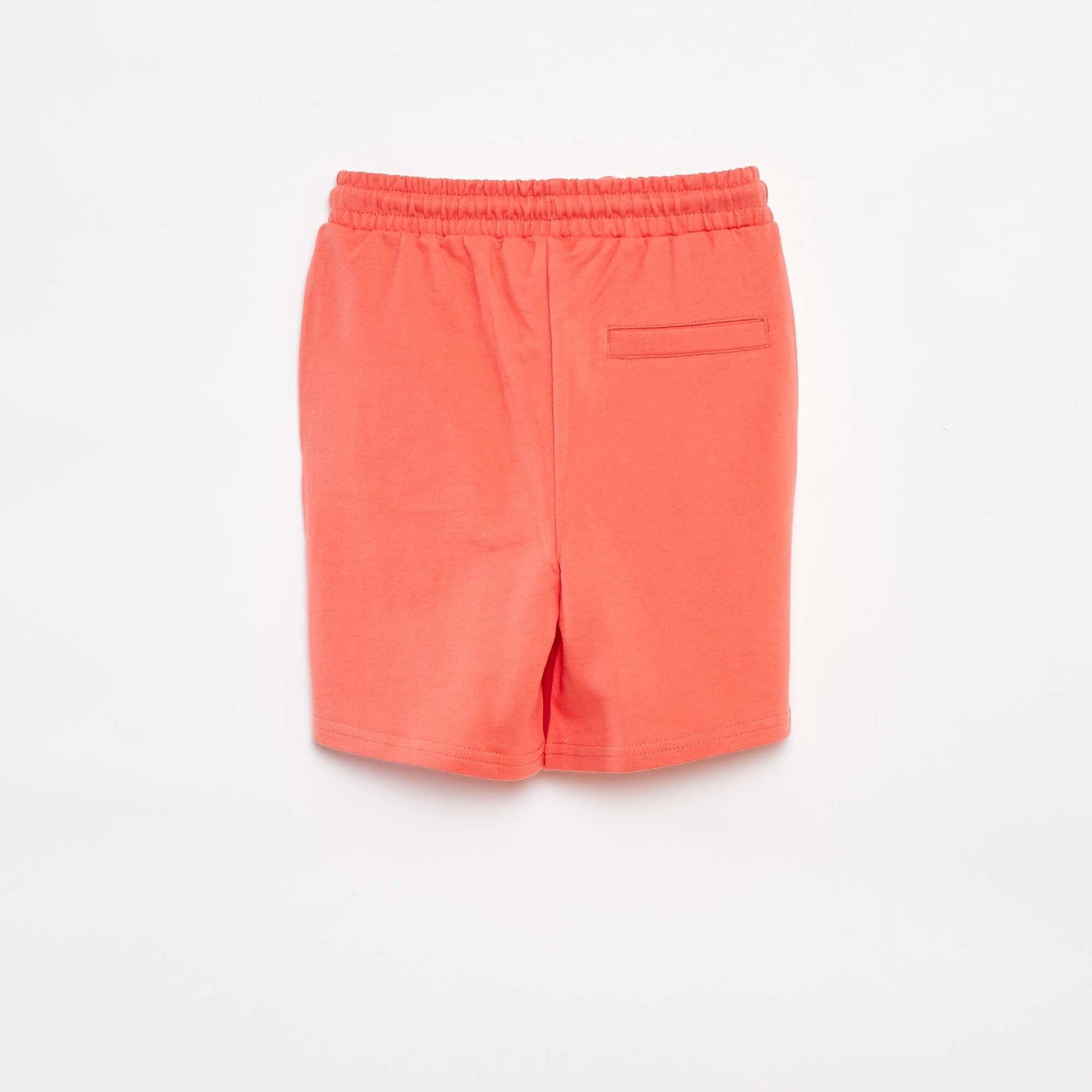 Short en molleton léger ROUGE
