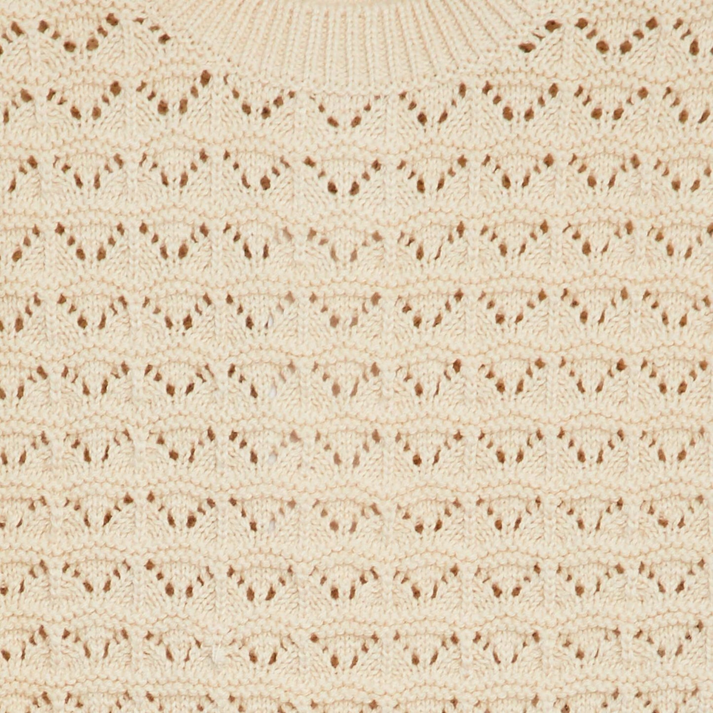 Pull sans manches fendu sur les côtés BEIGE