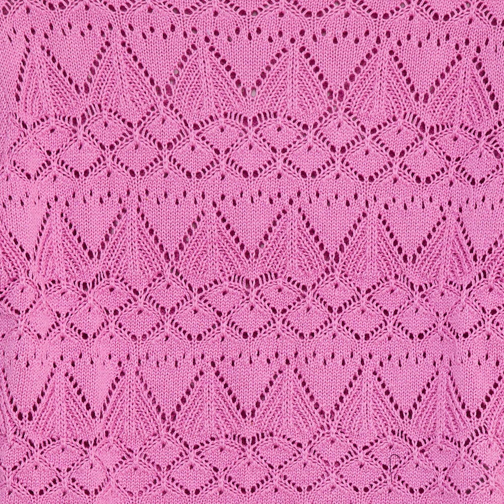 Pull en maille ajourée BLEU