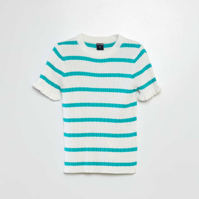 Pull style marinière VERT