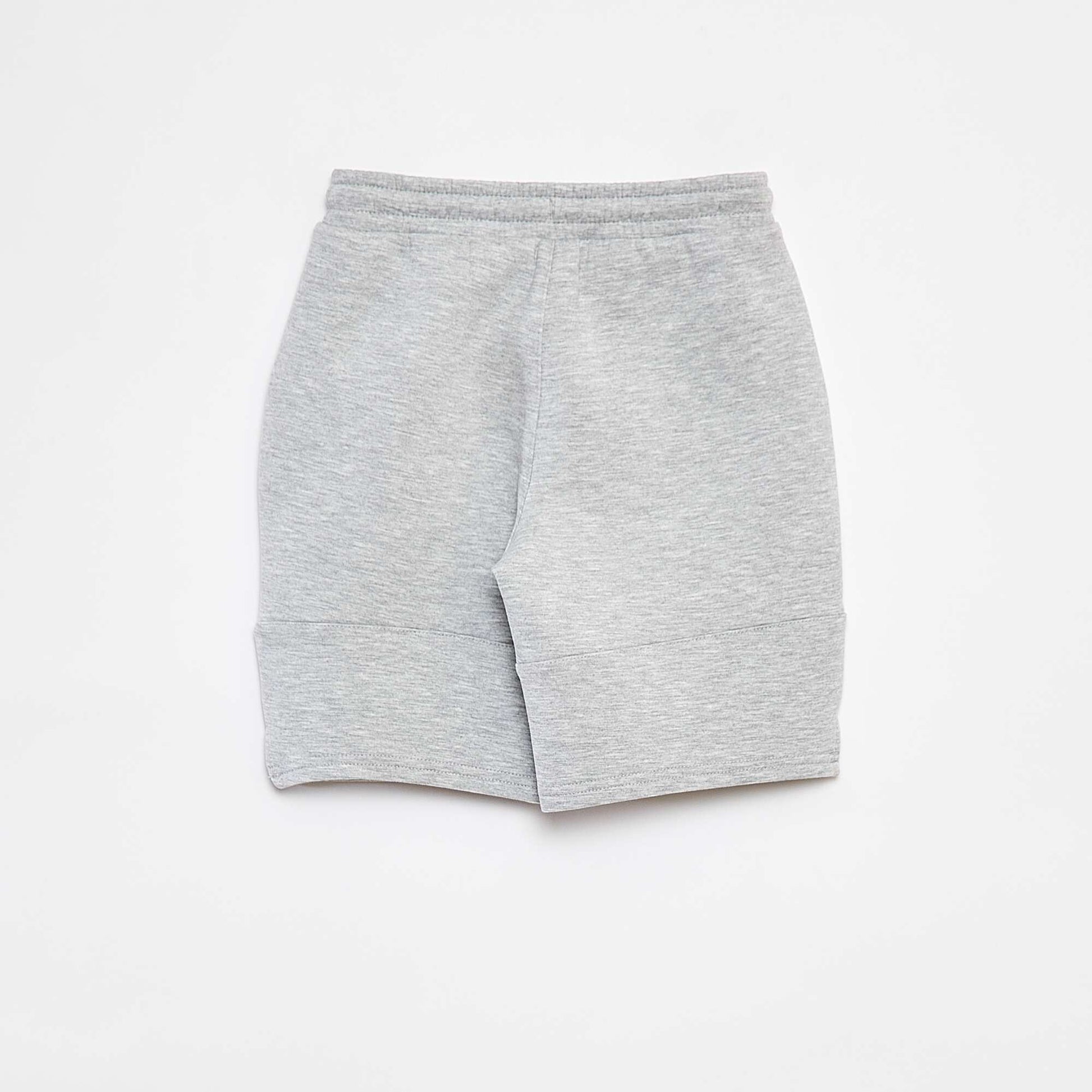 Short en molleton léger esprit baskets GRIS