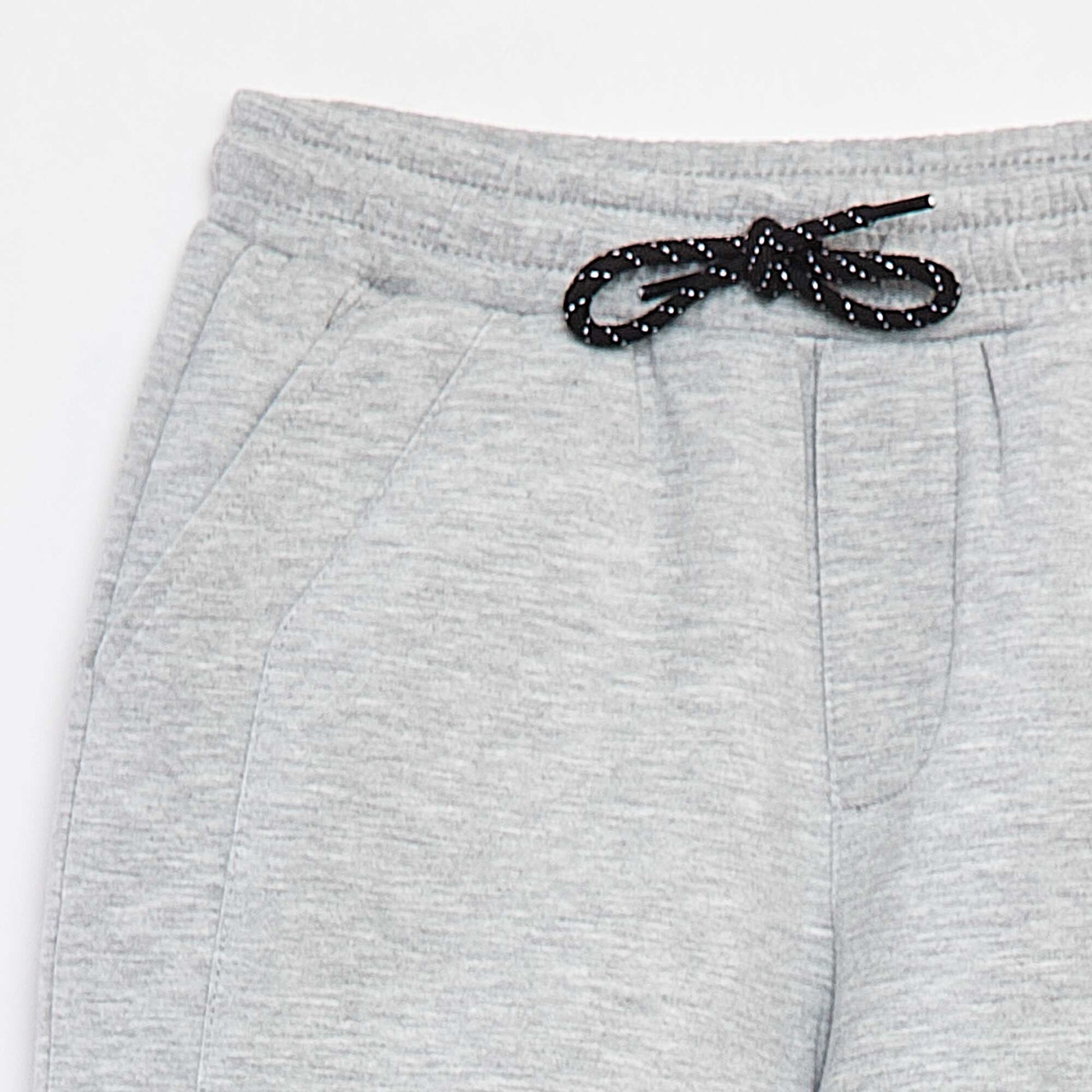 Short en molleton léger esprit baskets GRIS