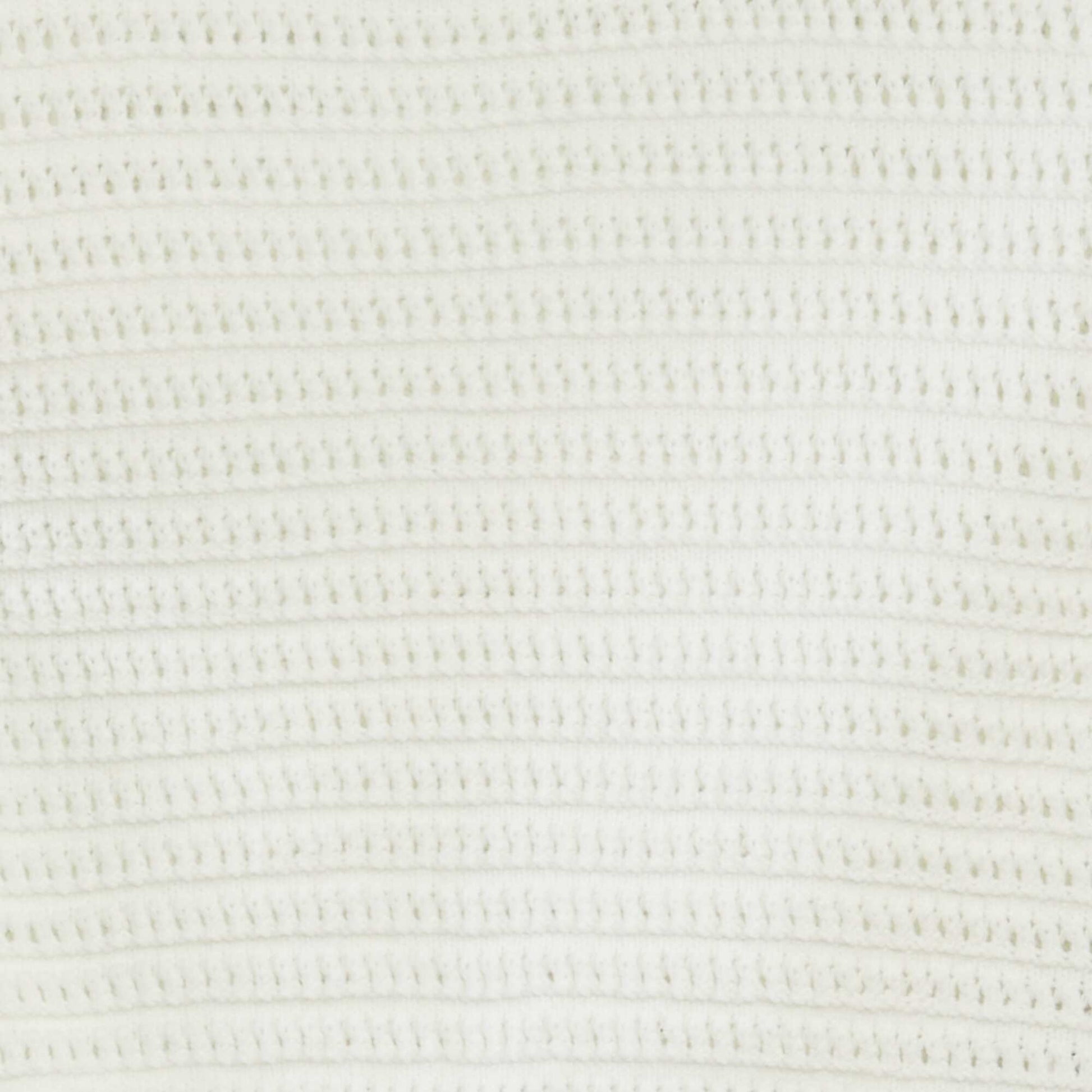 Pull en crochet manches courtes BLANC