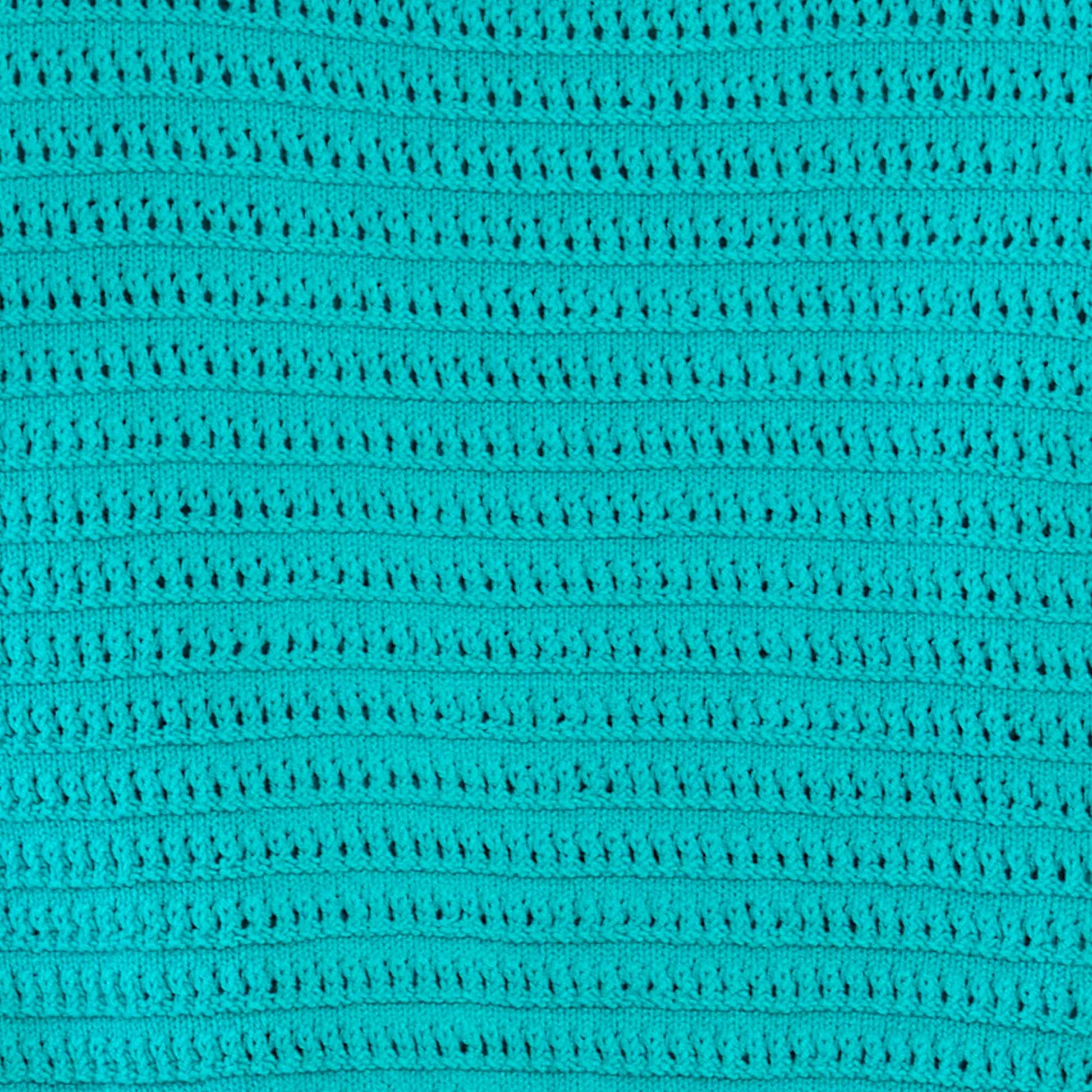 Pull en crochet manches courtes VERT