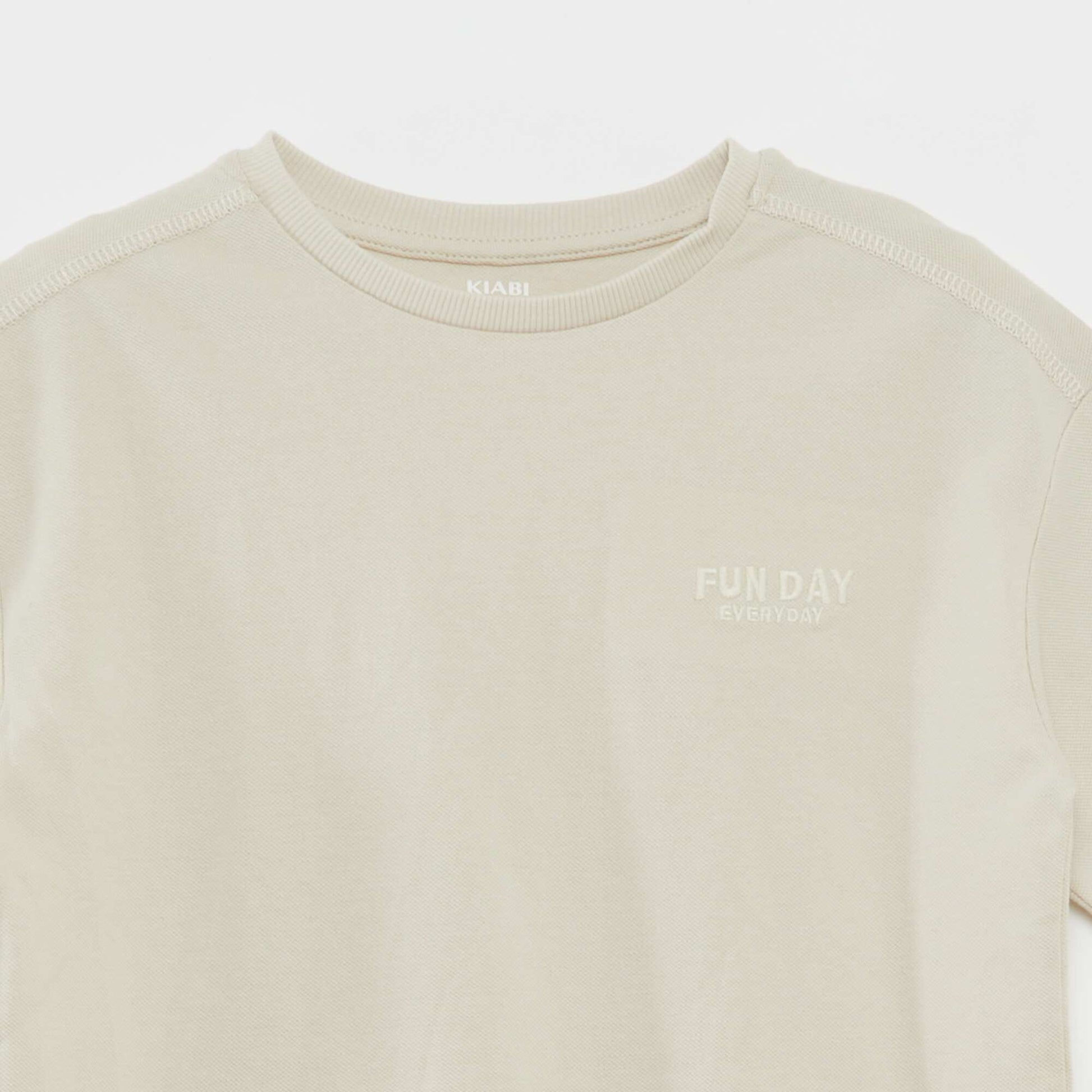 Ensemble t-shirt + short de sport - 2 pièces BEIGE