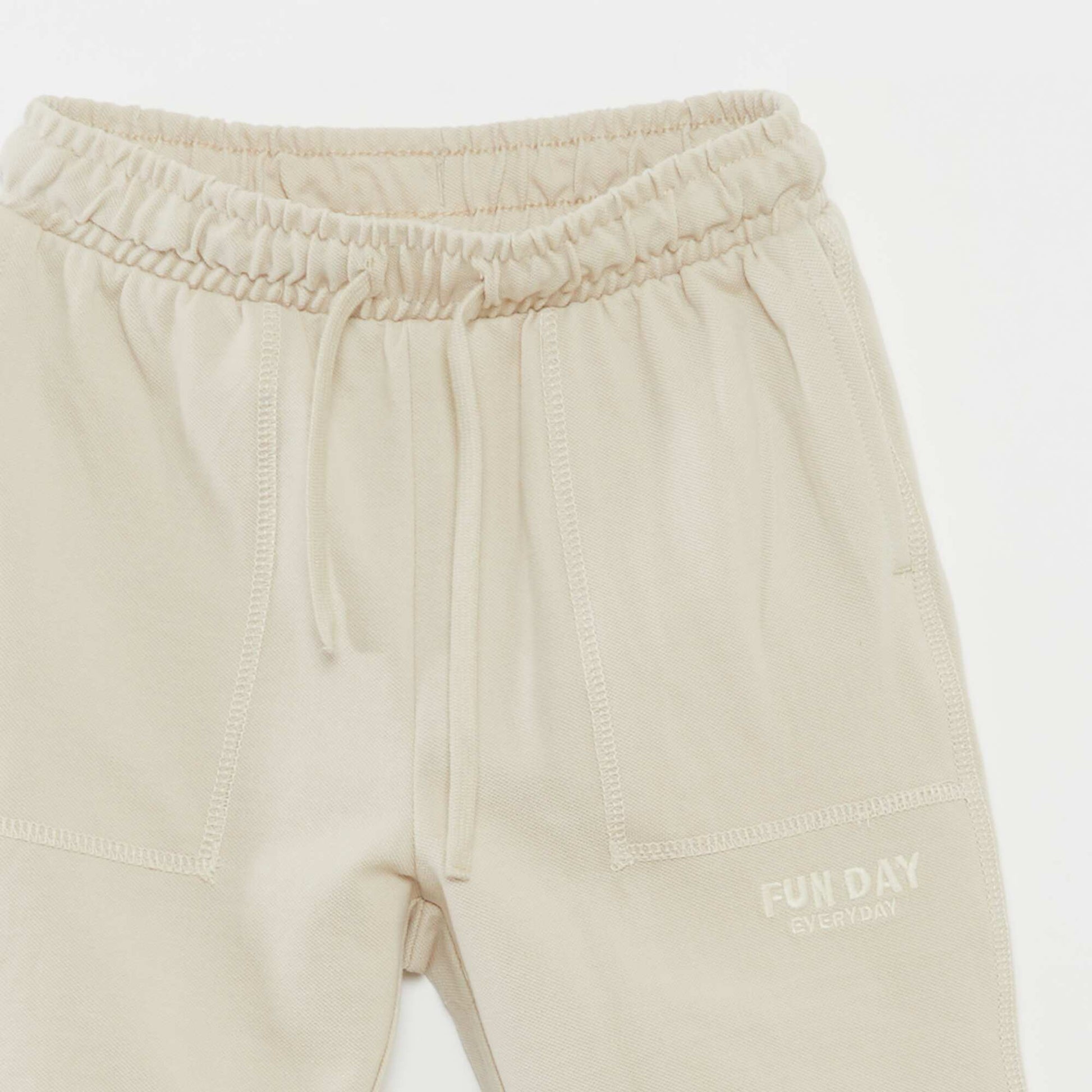 Ensemble t-shirt + short de sport - 2 pièces BEIGE