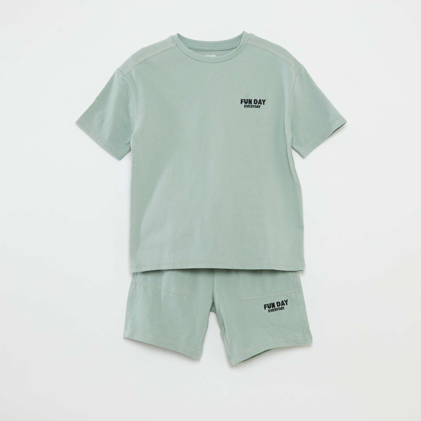 Ensemble t-shirt + short de sport - 2 pièces VERT