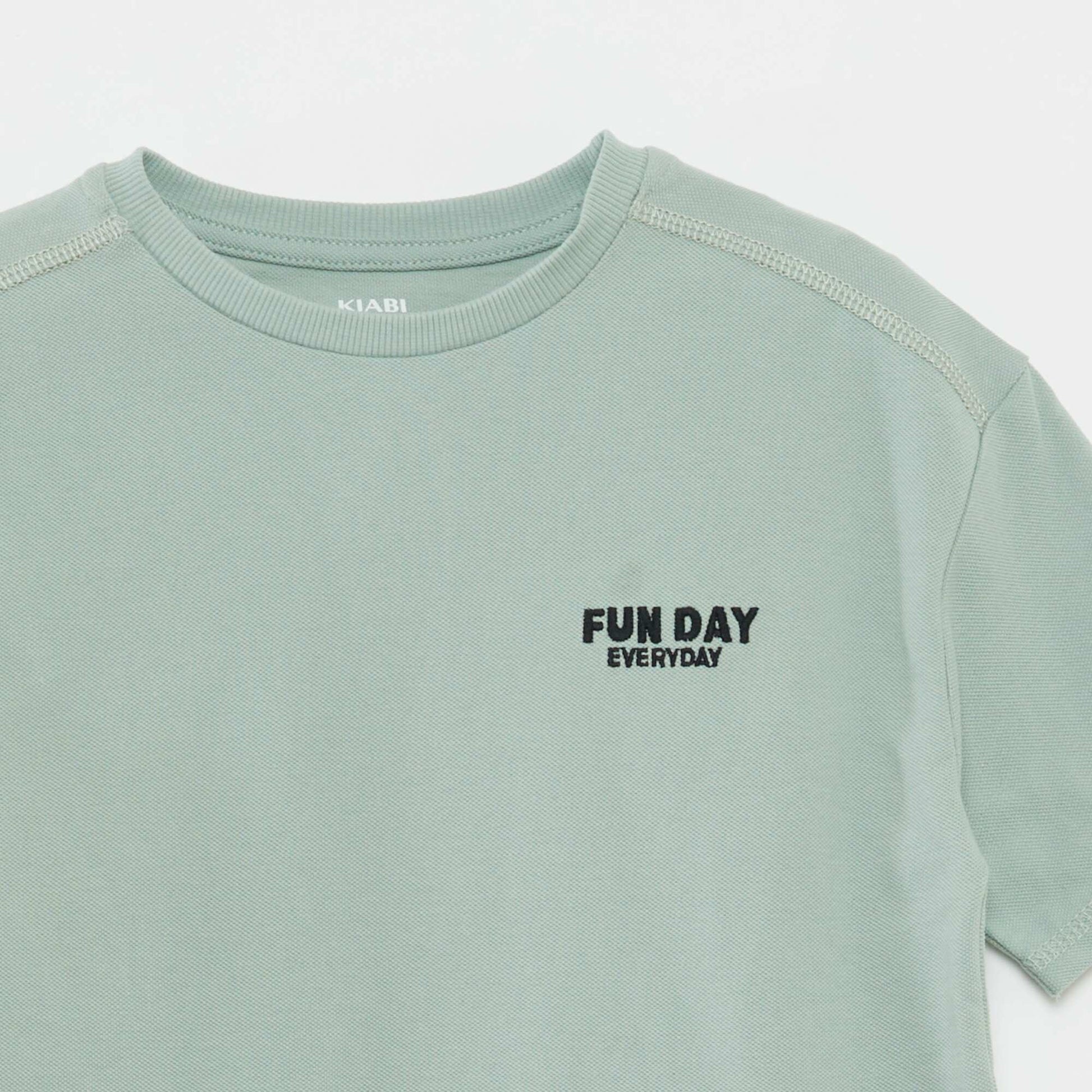 Ensemble t-shirt + short de sport - 2 pièces VERT