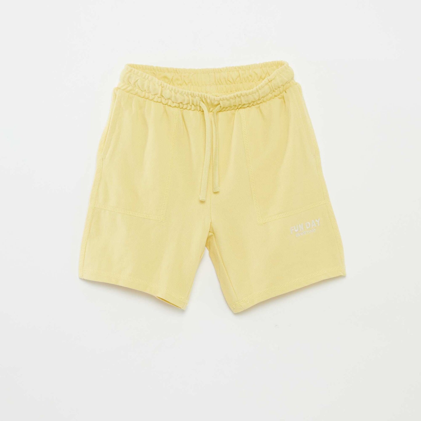 Ensemble t-shirt + short de sport - 2 pièces JAUNE