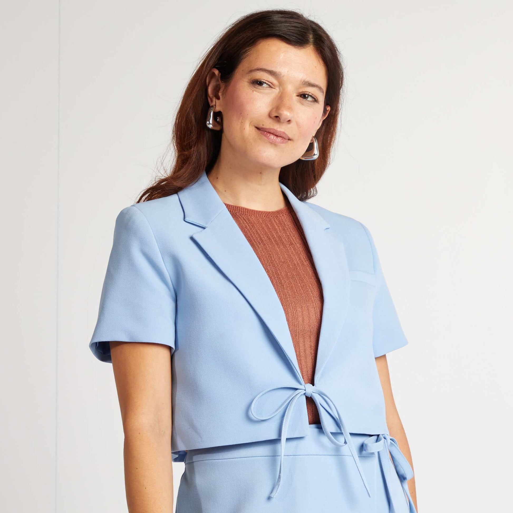 Veste courte BLEU