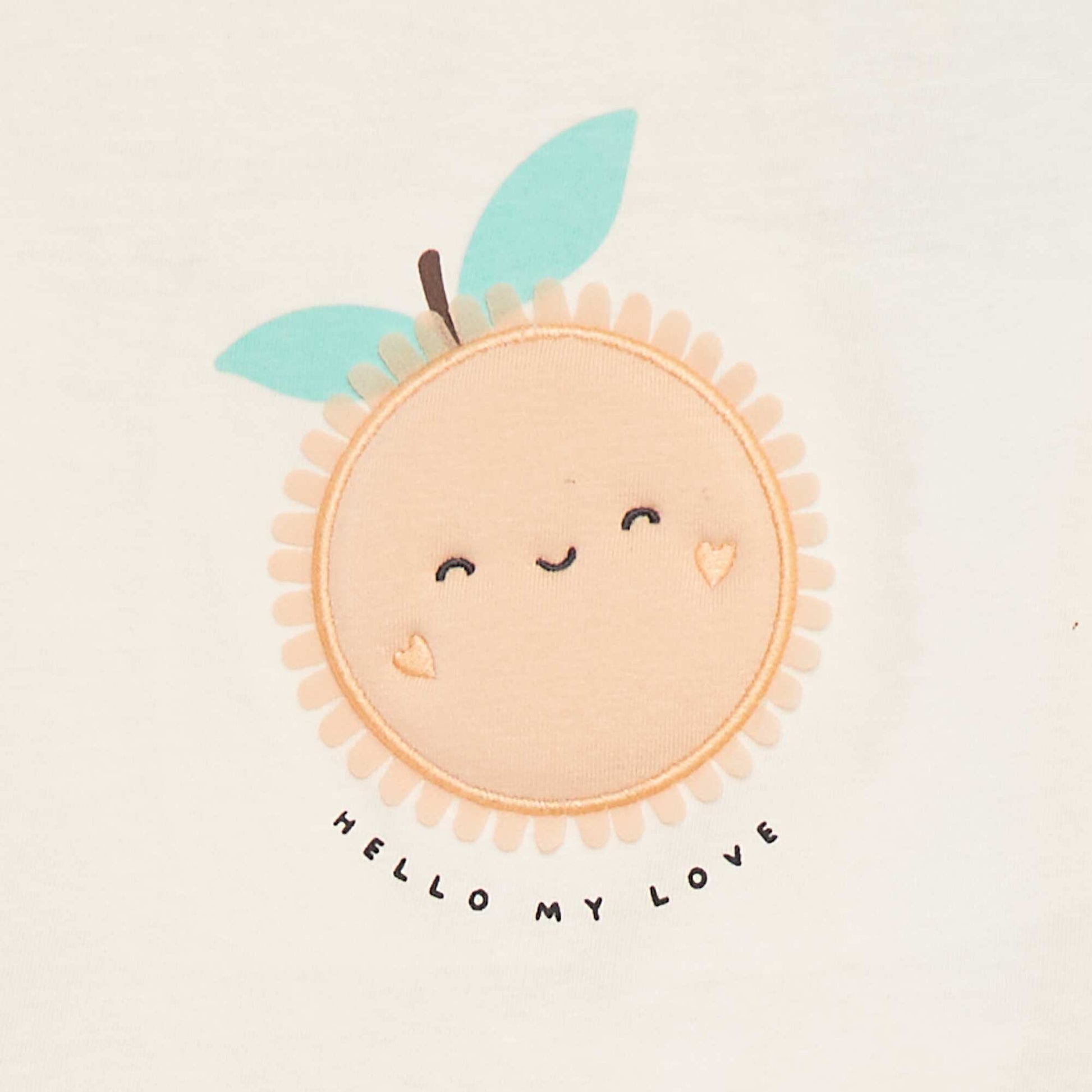 T-shirt à manches courtes avec imprimé BEIGE