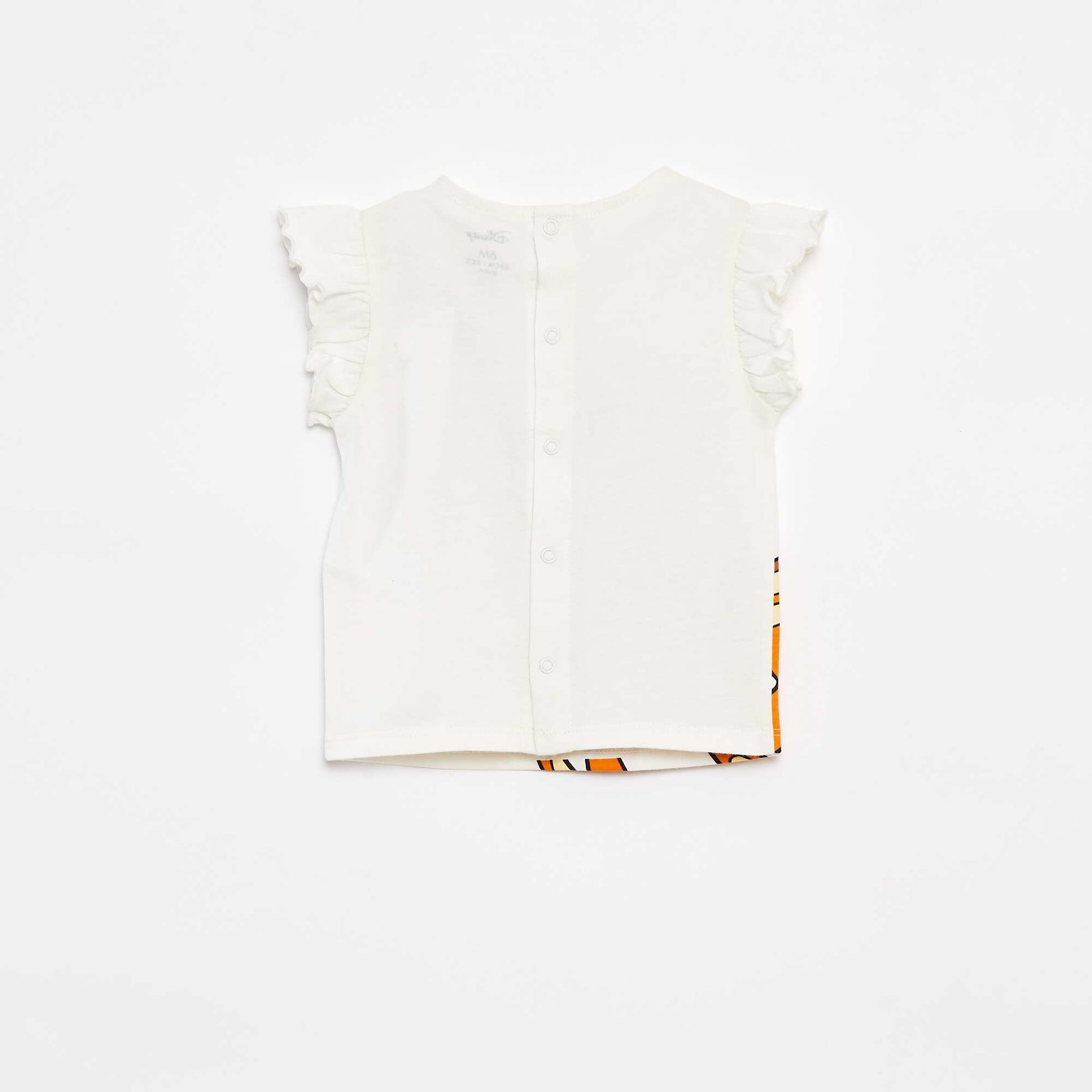 Tee-shirt manches volantées 'Disney' BLANC