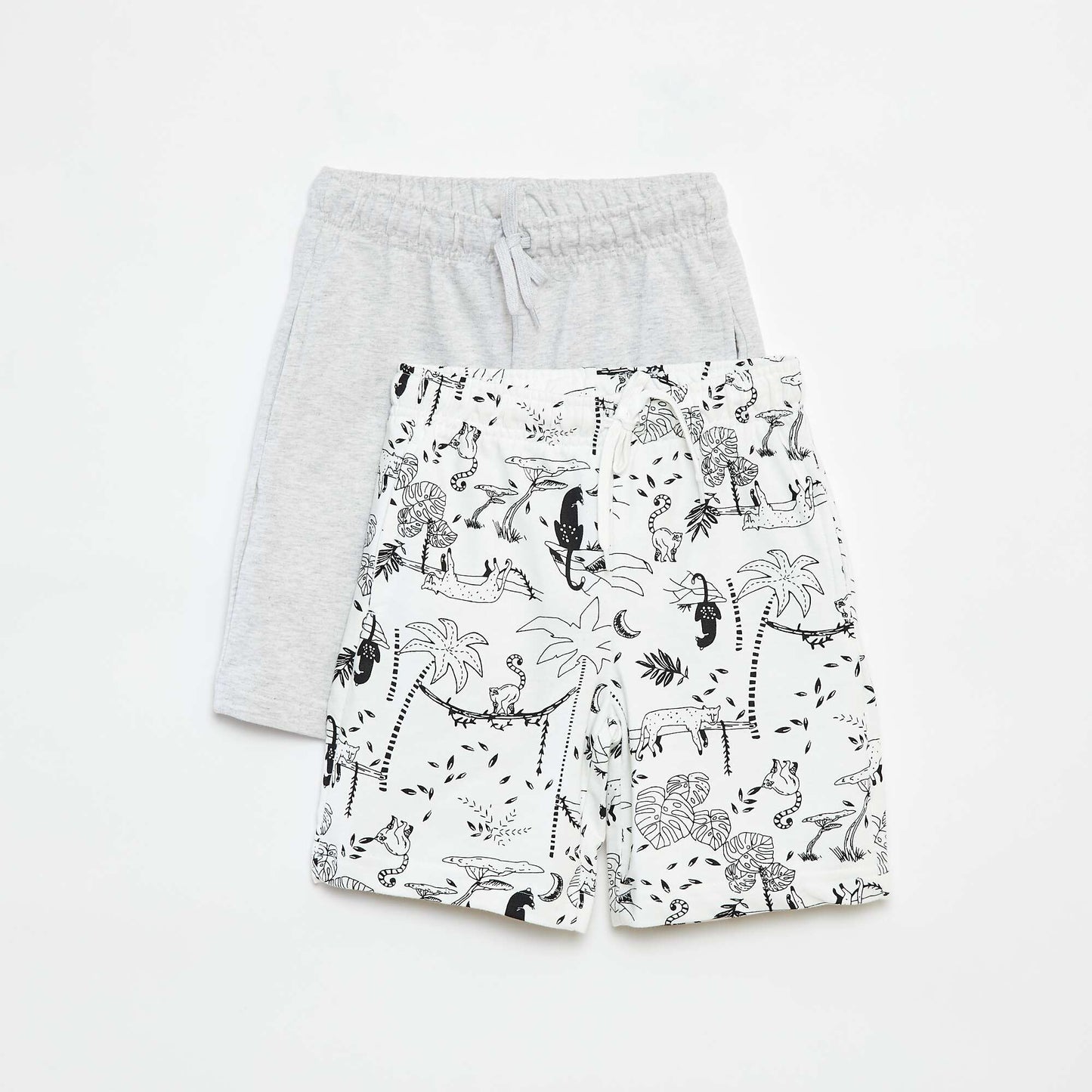 Lot de 2 shorts en molleton BLANC