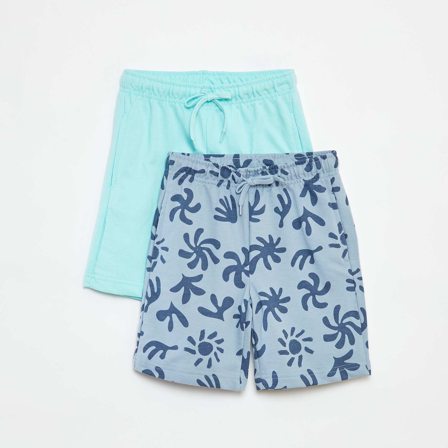 Lot de 2 shorts en molleton BLEU