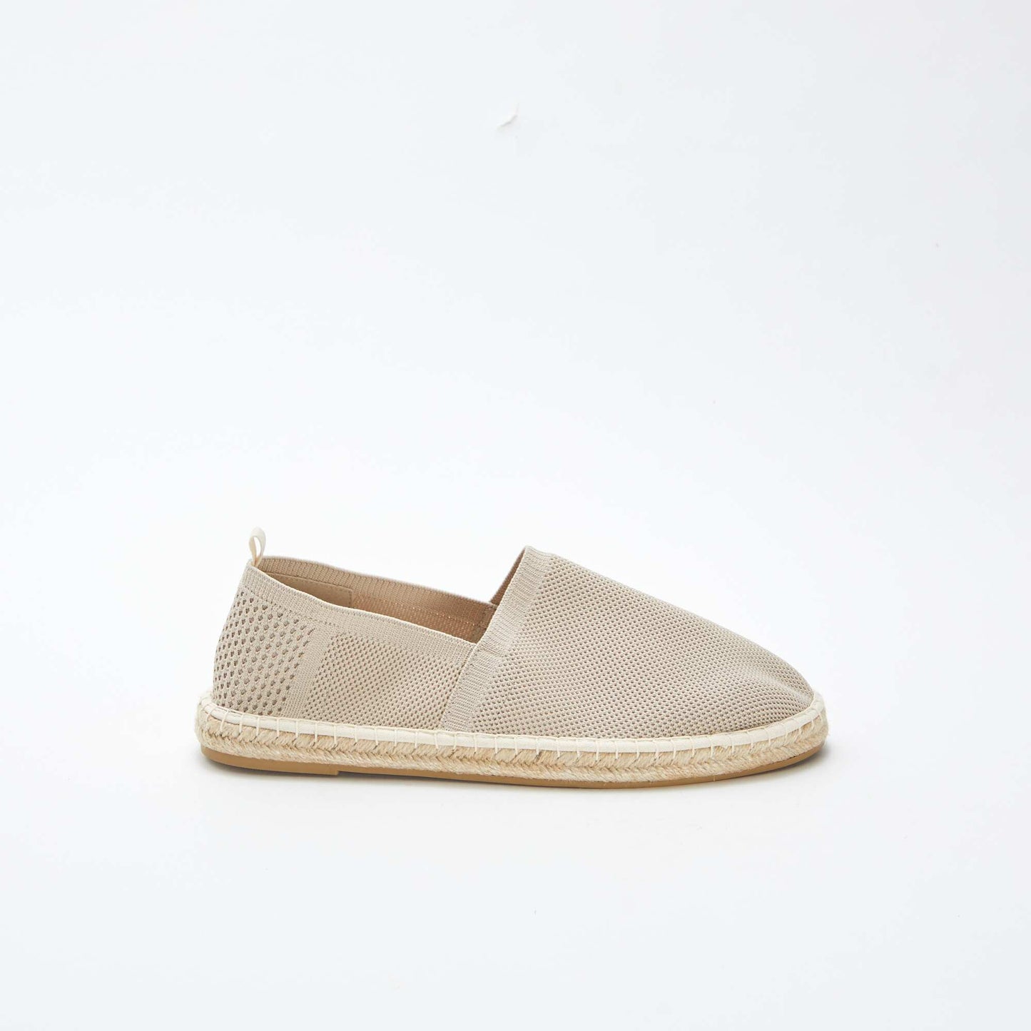 Espadrilles en matière textile fantaisie BEIGE