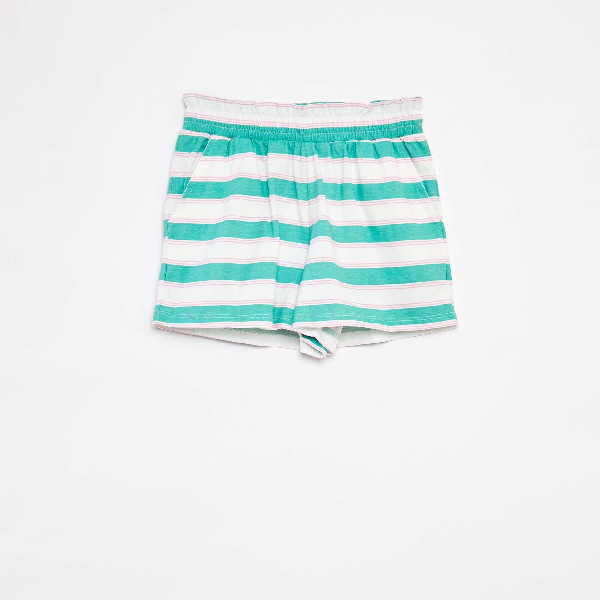 Short léger coloré avec 2 poches VERT